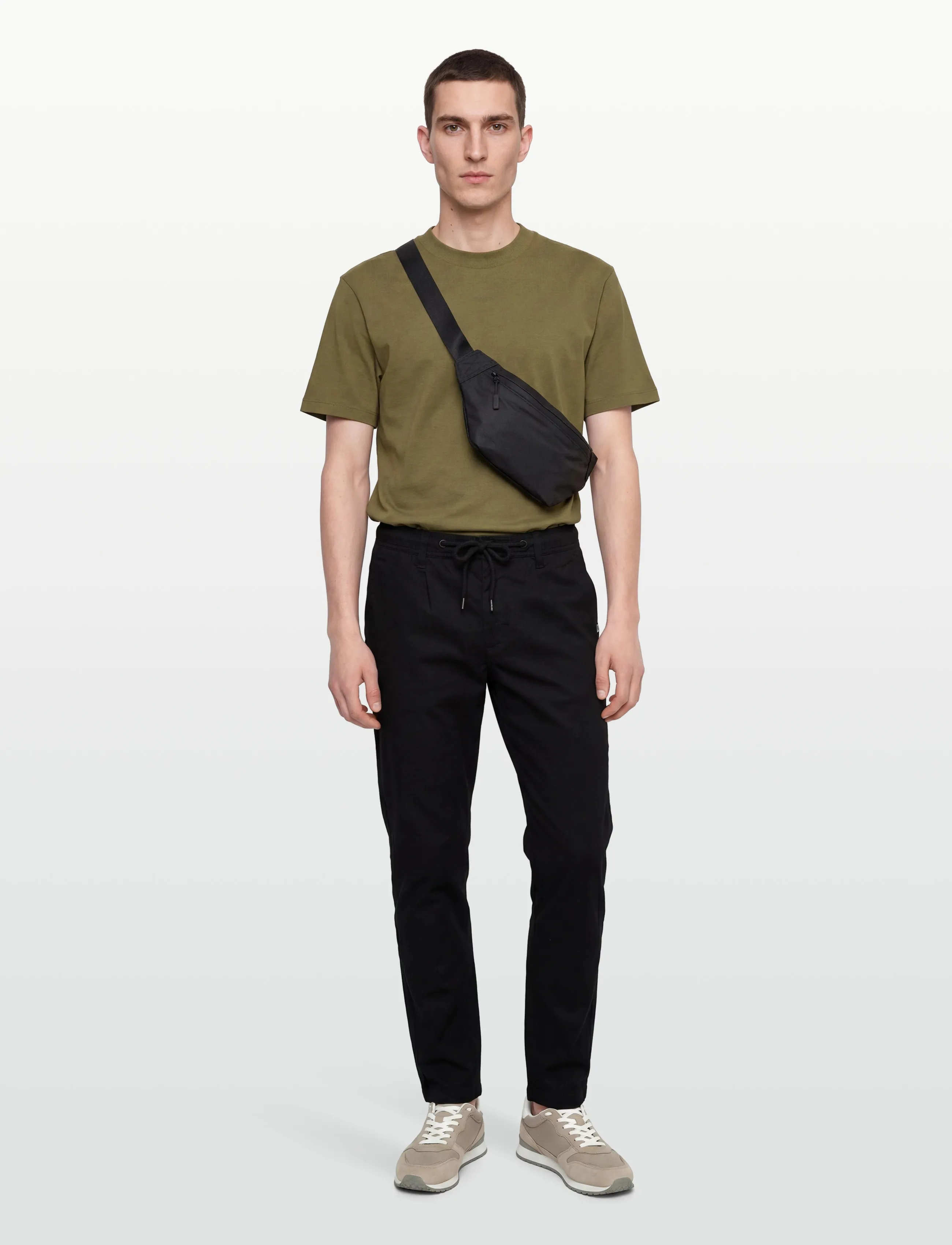 INDICODE Inrosewood String Pant, Mænd, Snørebukser, Sort, Str: S