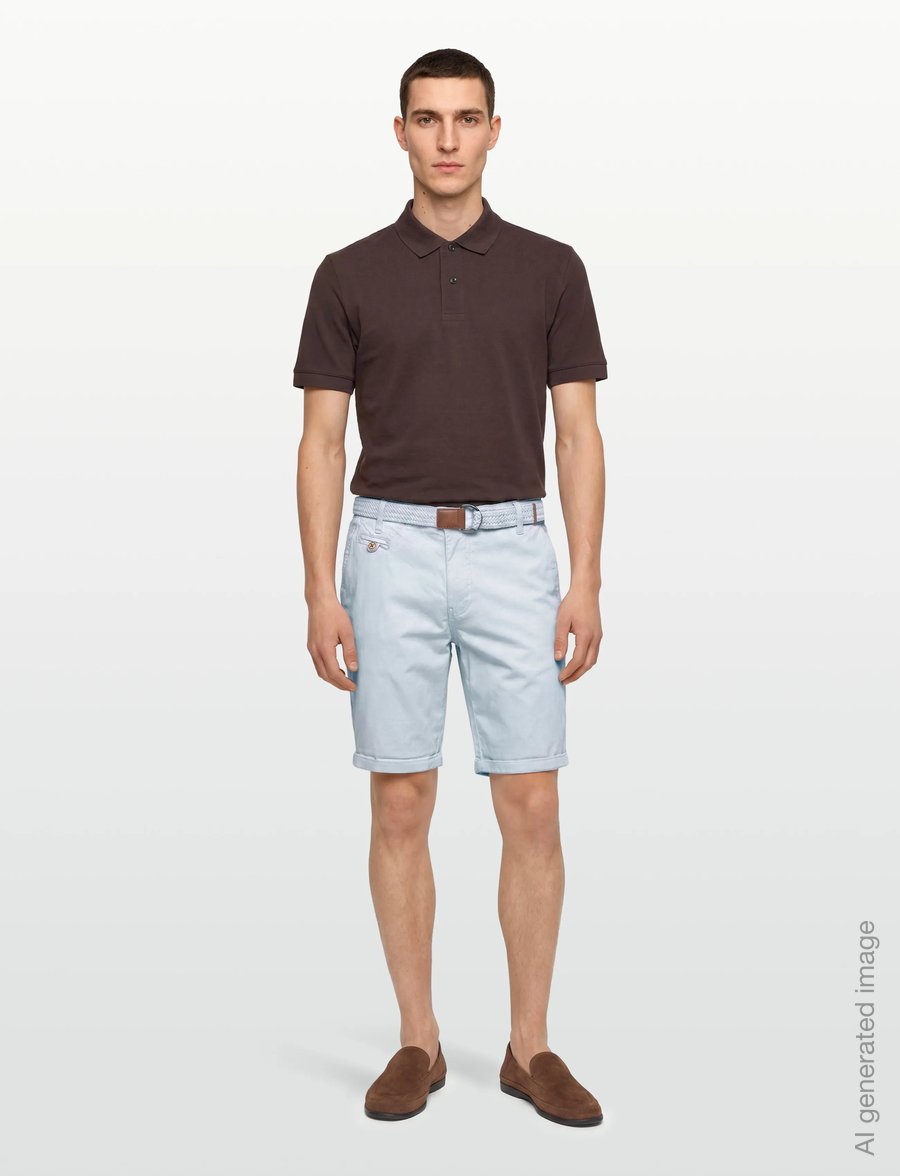 INDICODE - INConor - chinos shorts - sky way - 0