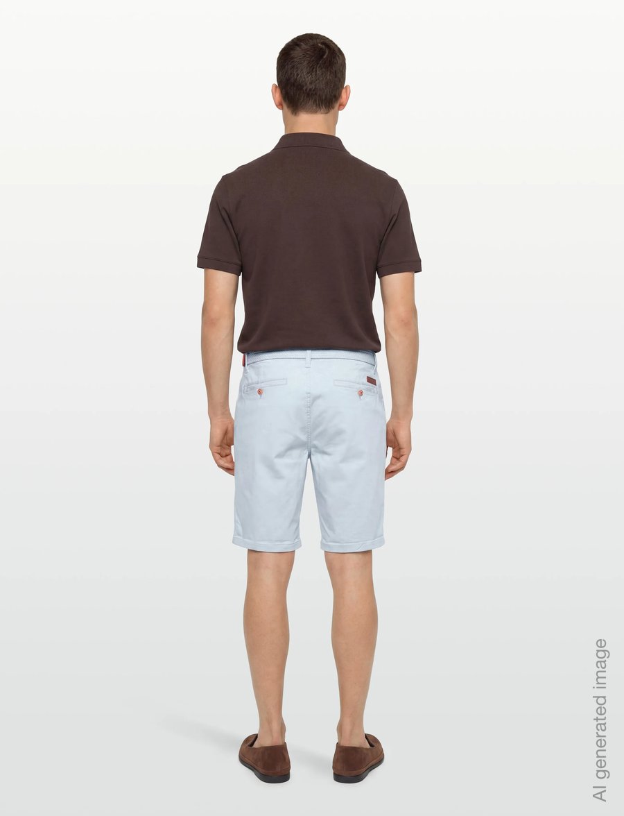 INDICODE - INConor - chinos shorts - sky way - 4