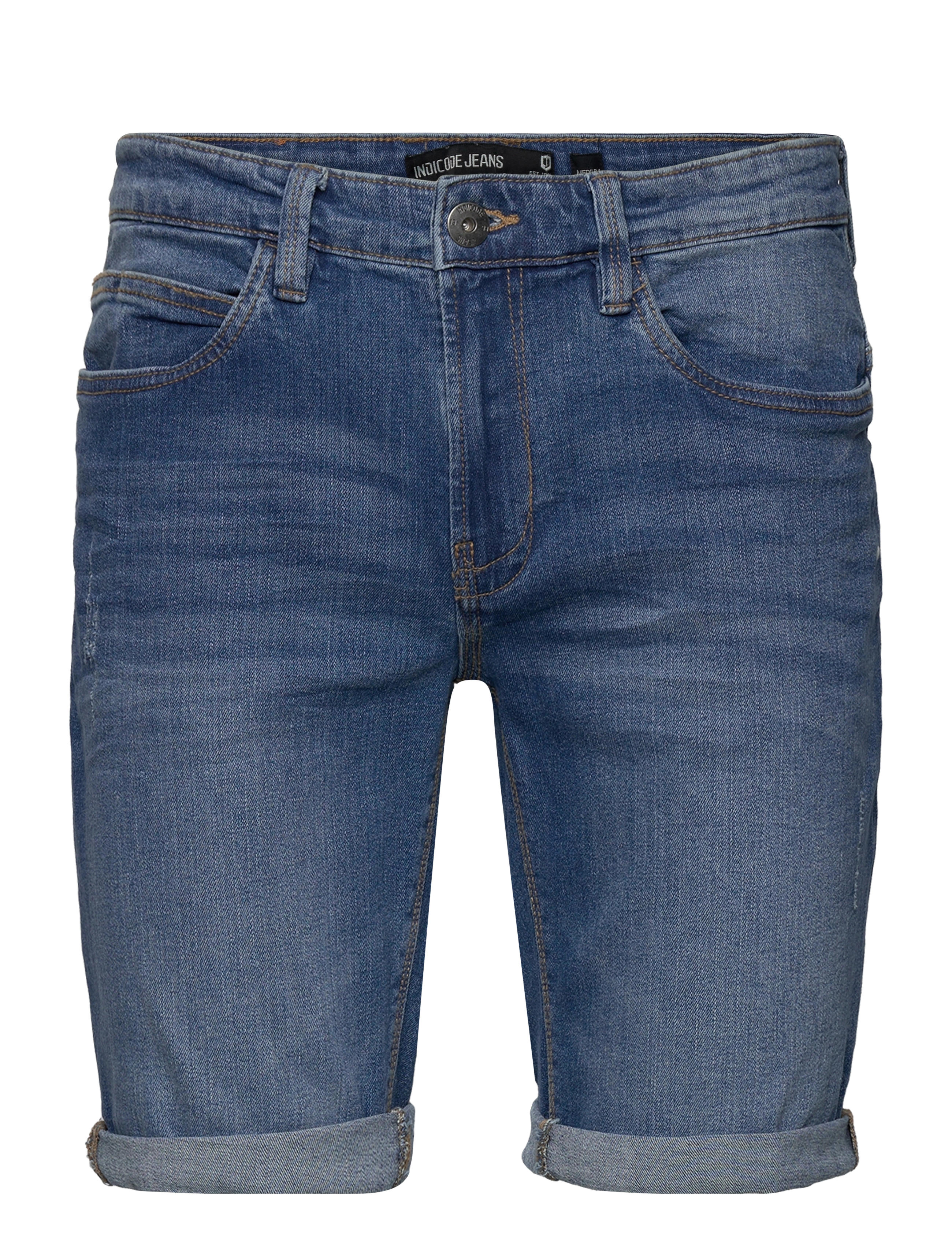 INDICODE Inkaden, S, Blue, Shorts > Denim, Herre