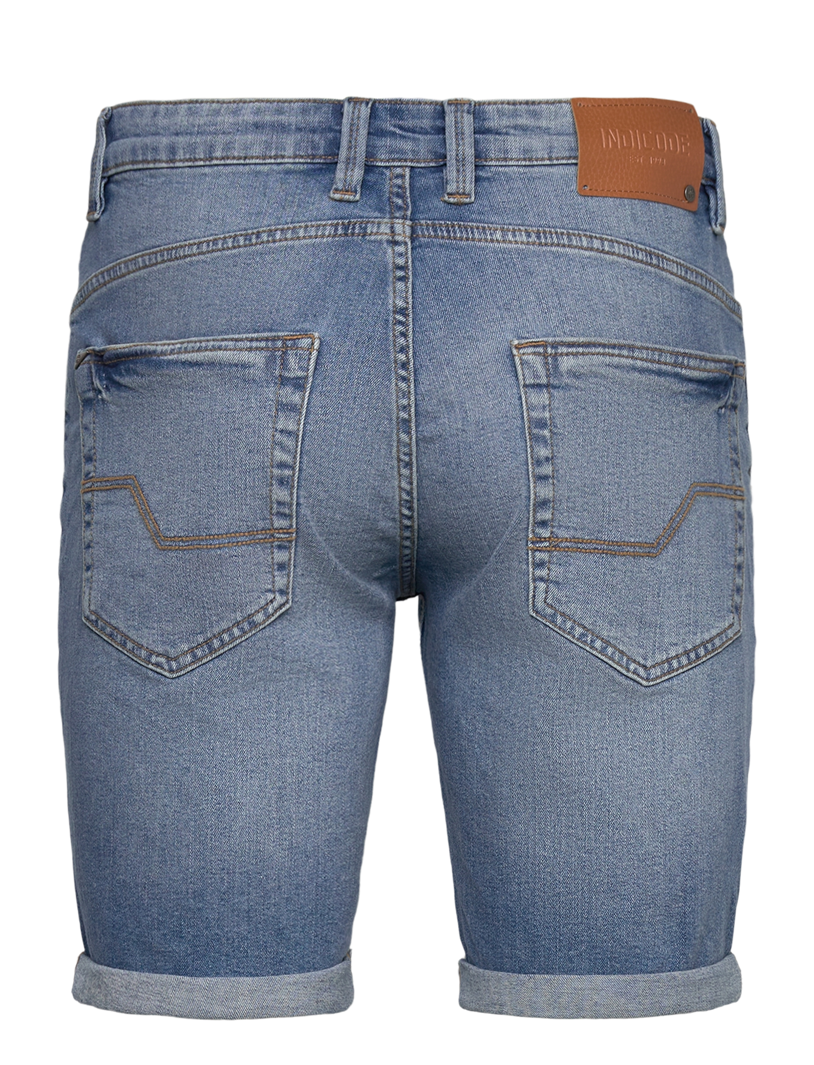 INDICODE - INKaden Holes - jorts - blue wash - 1