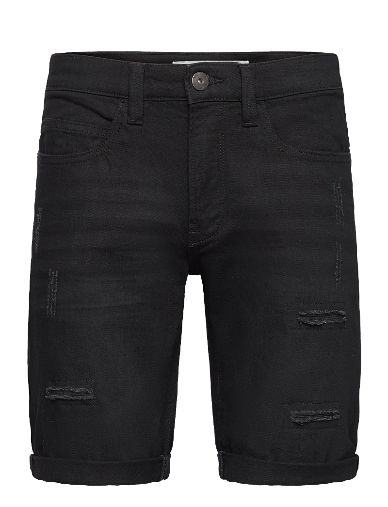 INDICODE - INKaden Holes - lühikesed teksapüksid - ultra black - 0