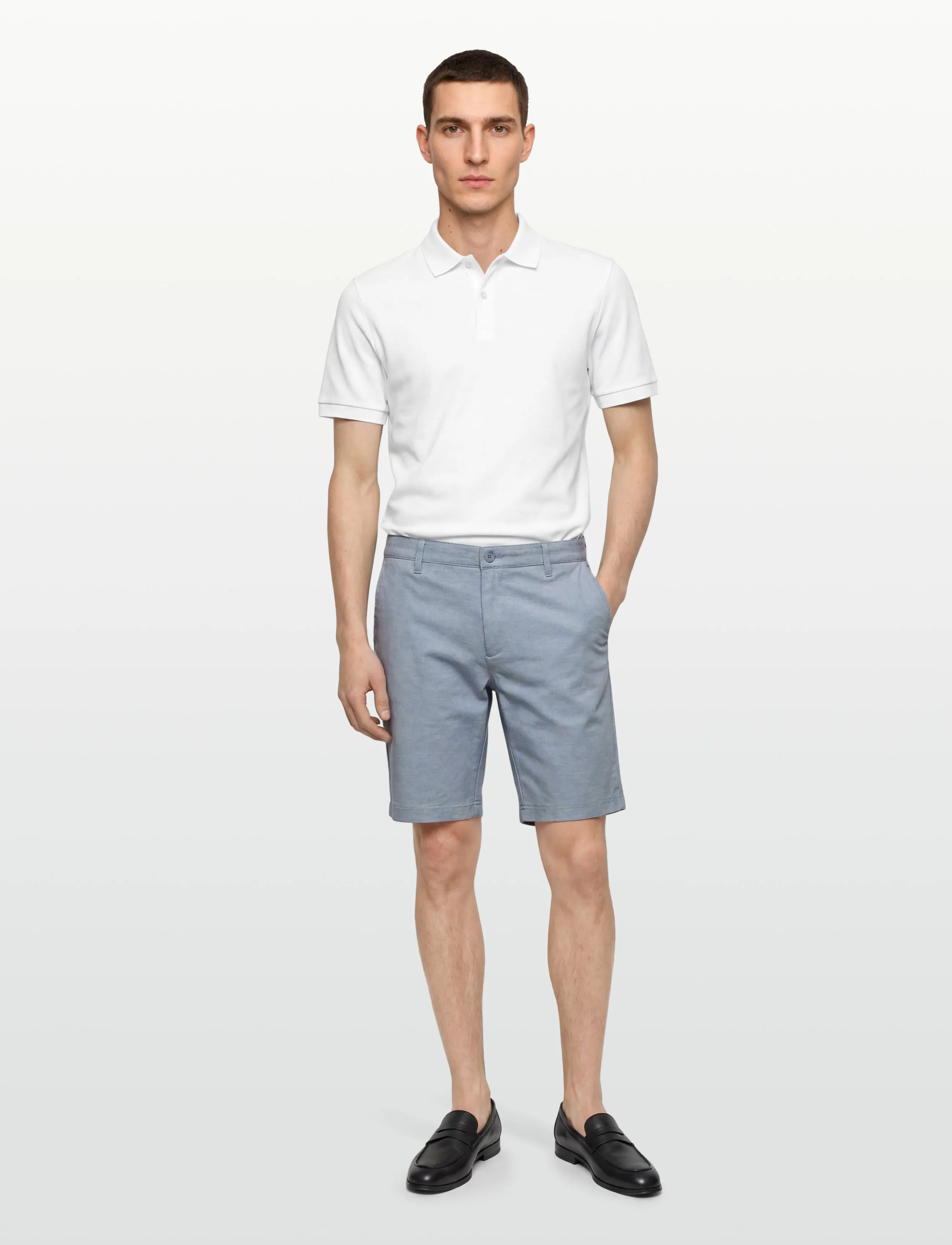 INDICODE - INAalborg - casual shorts - sky way - 0