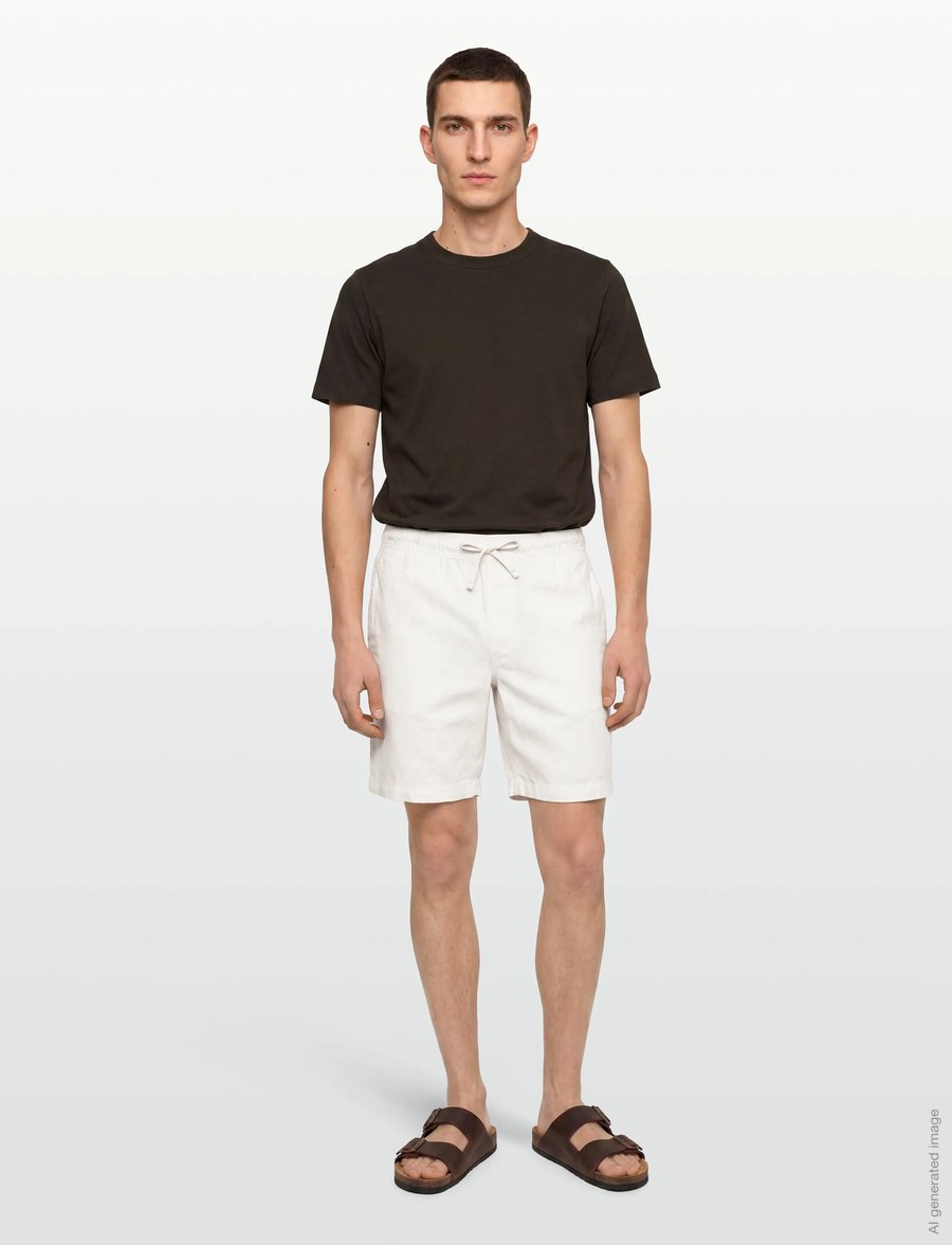 INDICODE - INWamo - leinen-shorts - offwhite - 0