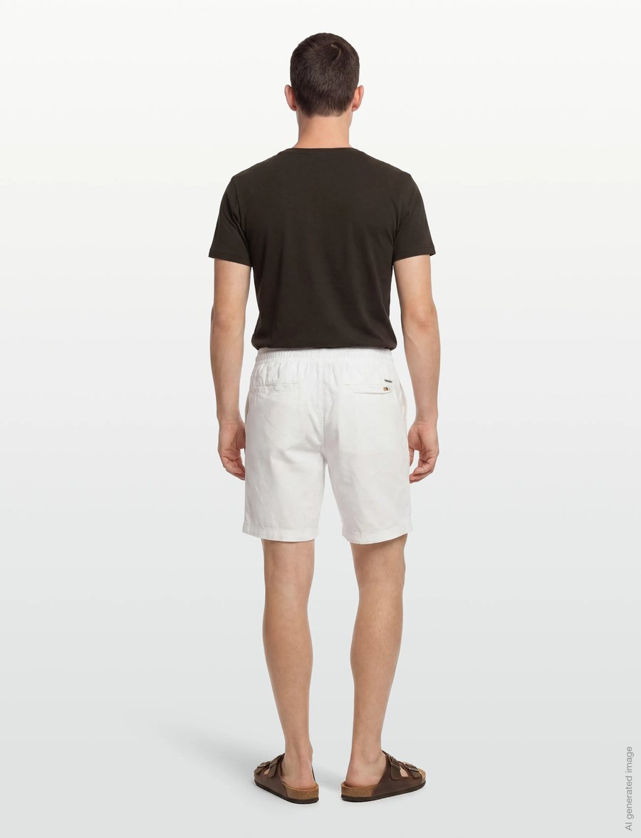 INDICODE - INWamo - leinen-shorts - offwhite - 4