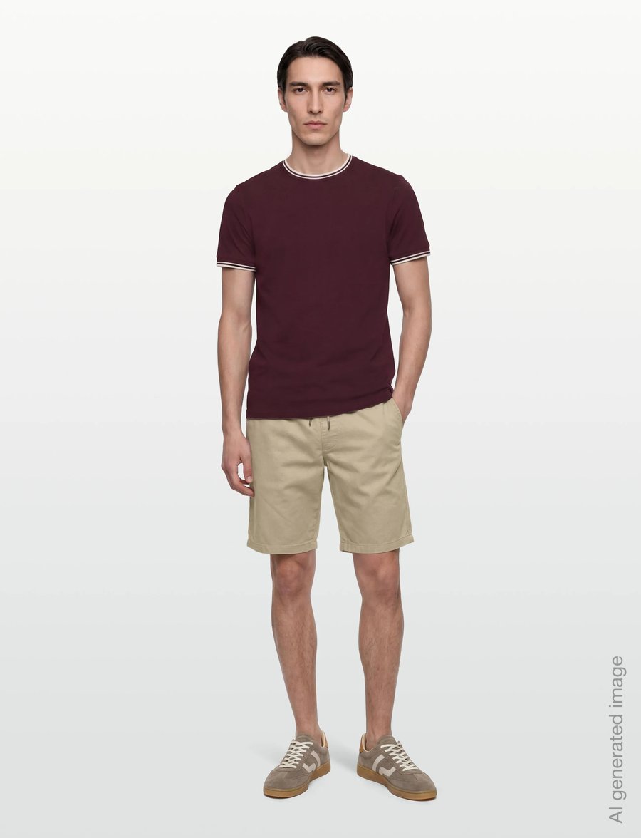 INDICODE - INMelaton shorts - vabaaja lühikesed püksid - stone - 0