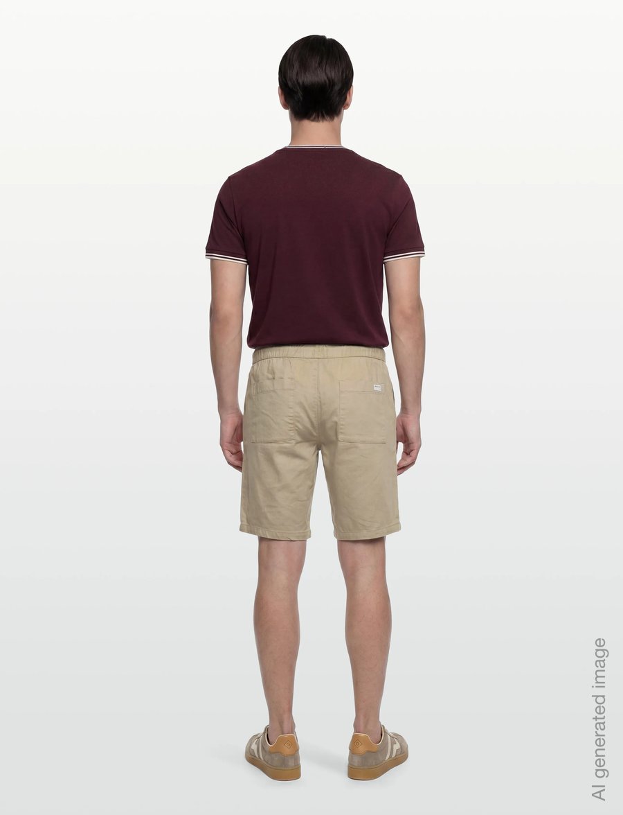 INDICODE - INMelaton shorts - vabaaja lühikesed püksid - stone - 4