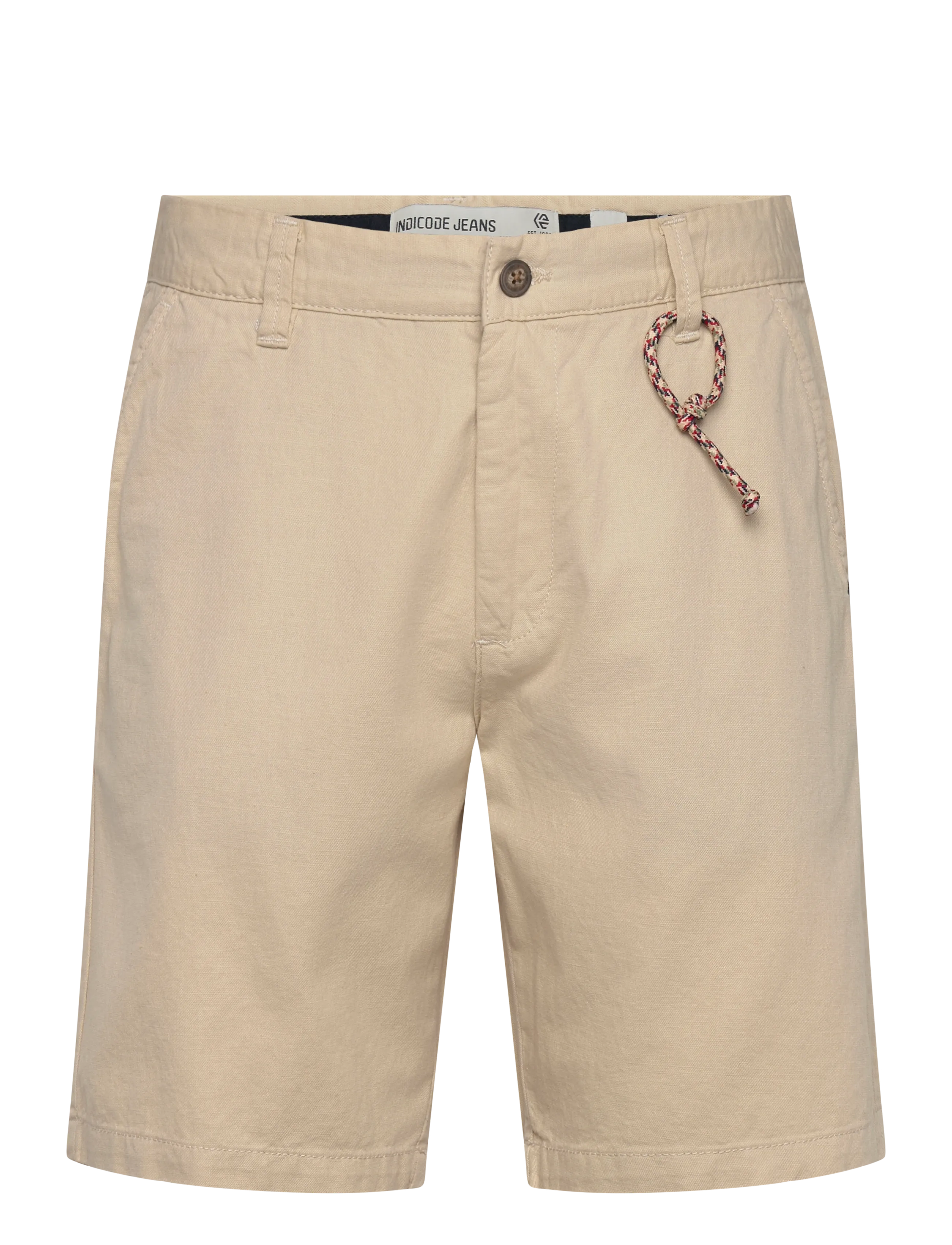 INDICODE INMethio shorts - Shortsit - FOG / beige