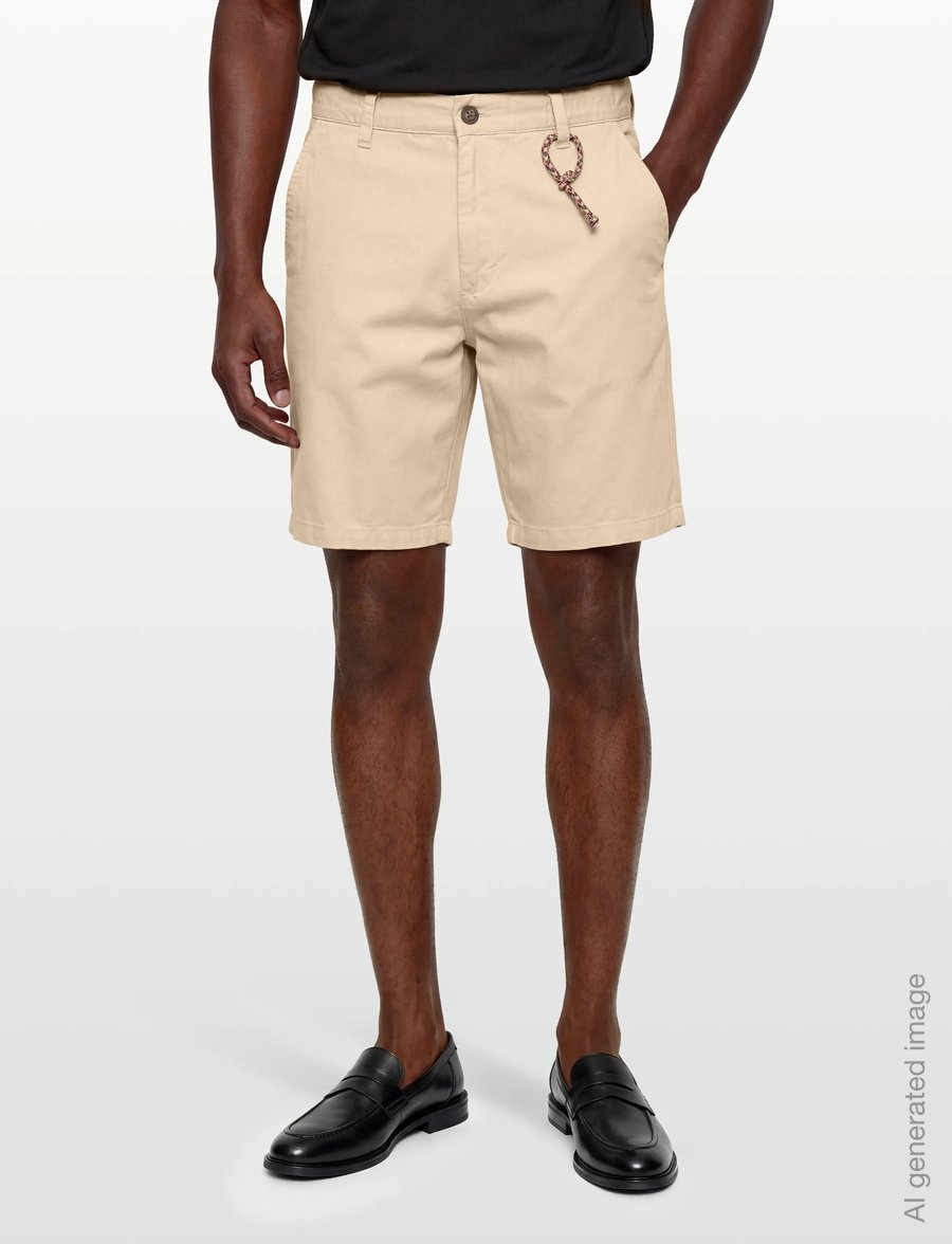 INDICODE - INMethio shorts - chinos shorts - fog - 3