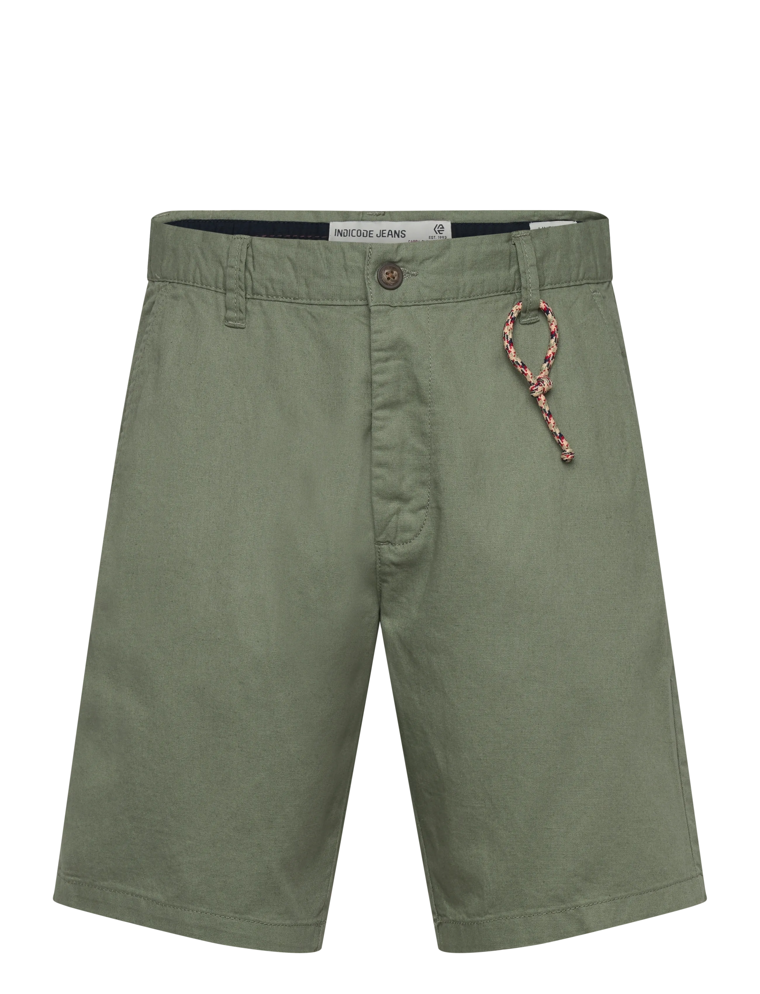 INDICODE INMethio shorts - Shortsit - SEA SPRAY / khaki/green
