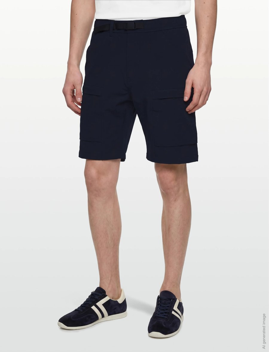 INDICODE - INRomant shorts - lühikesed kargopüksid - sky captain - 3