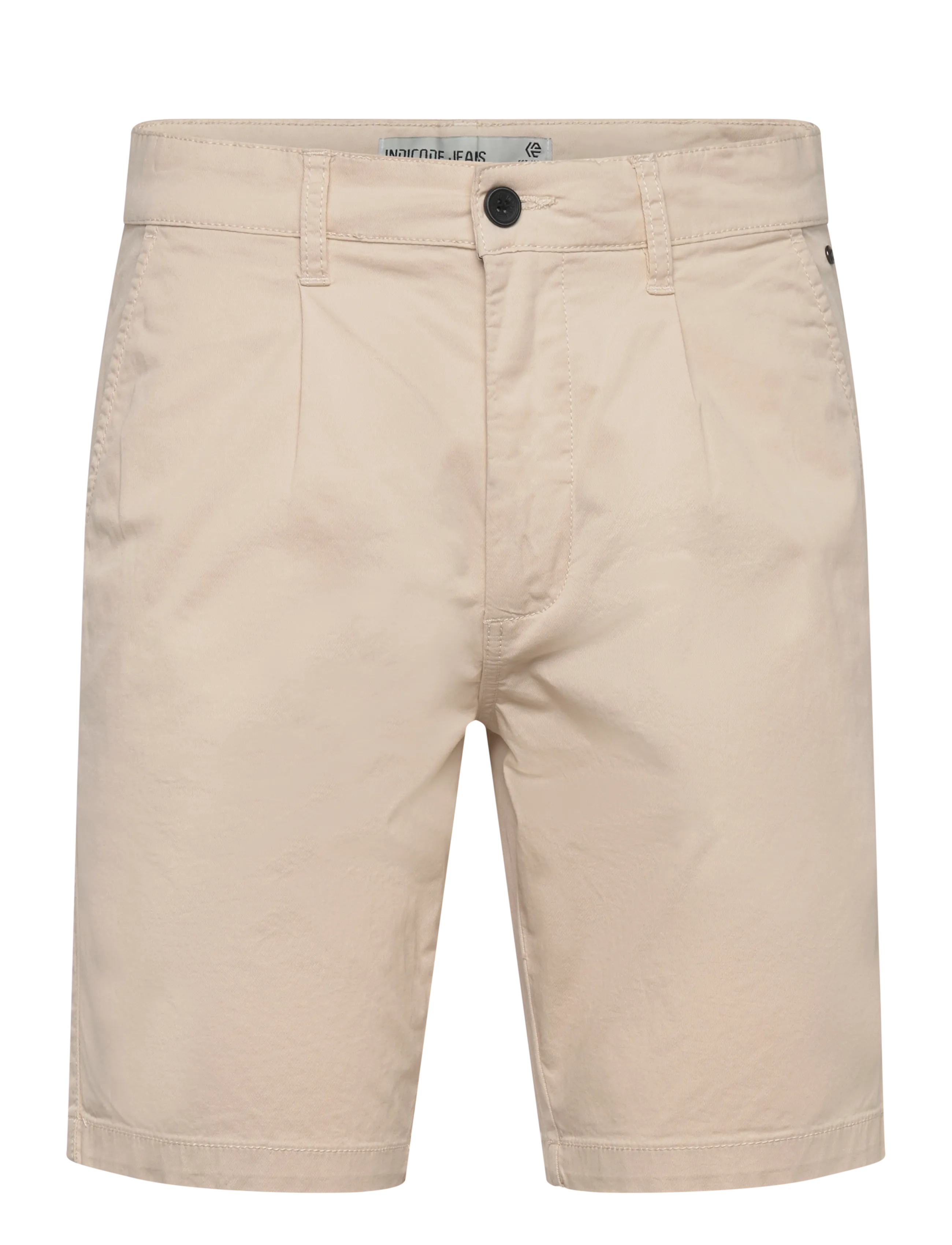 INDICODE INSpring Pleat Shorts - Shortsit - FOG / black