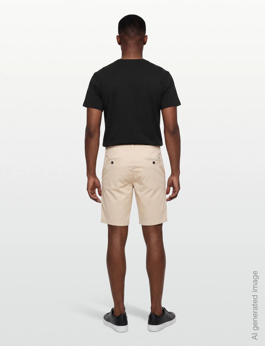 INDICODE - INSpring Pleat Shorts - chinos shorts - fog - 4