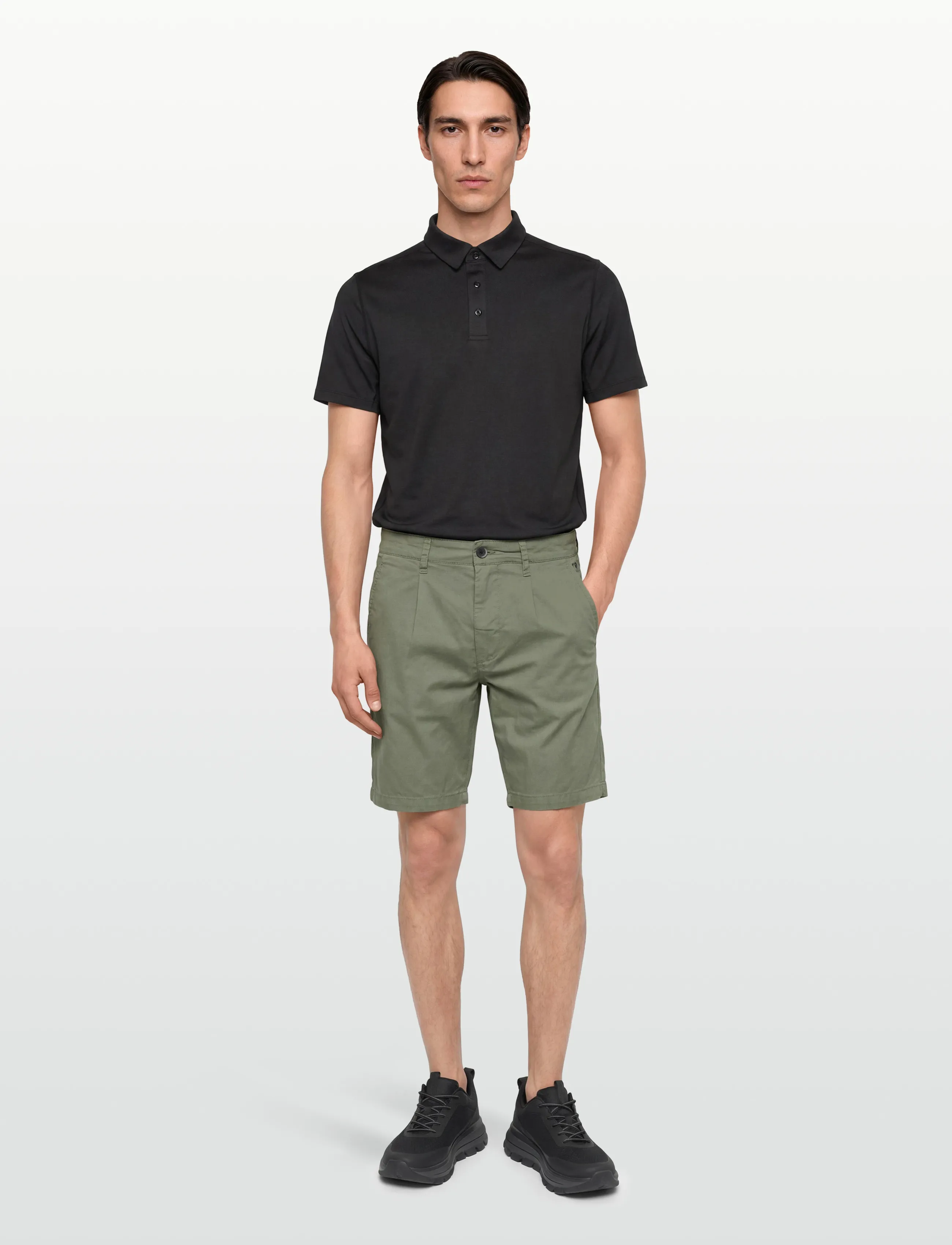 INDICODE - INSpring Pleat Shorts - lägsta priserna - sea spray - 0