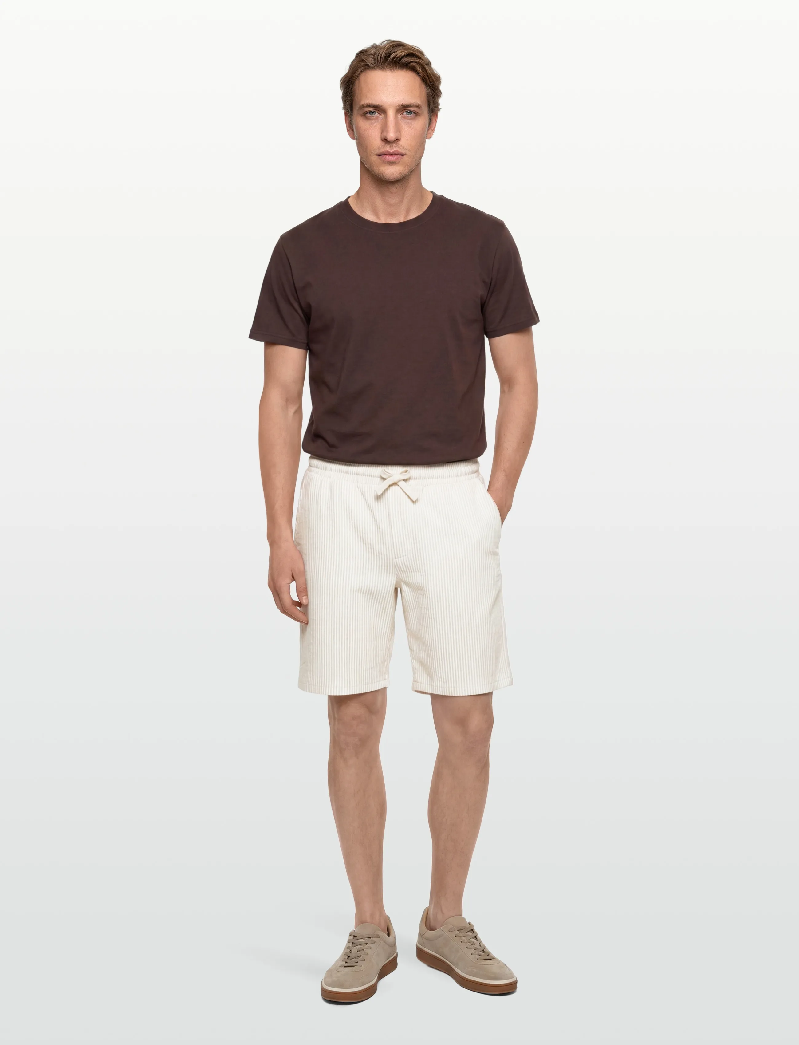 INDICODE INLysti shorts - Shorts - KIT / cream