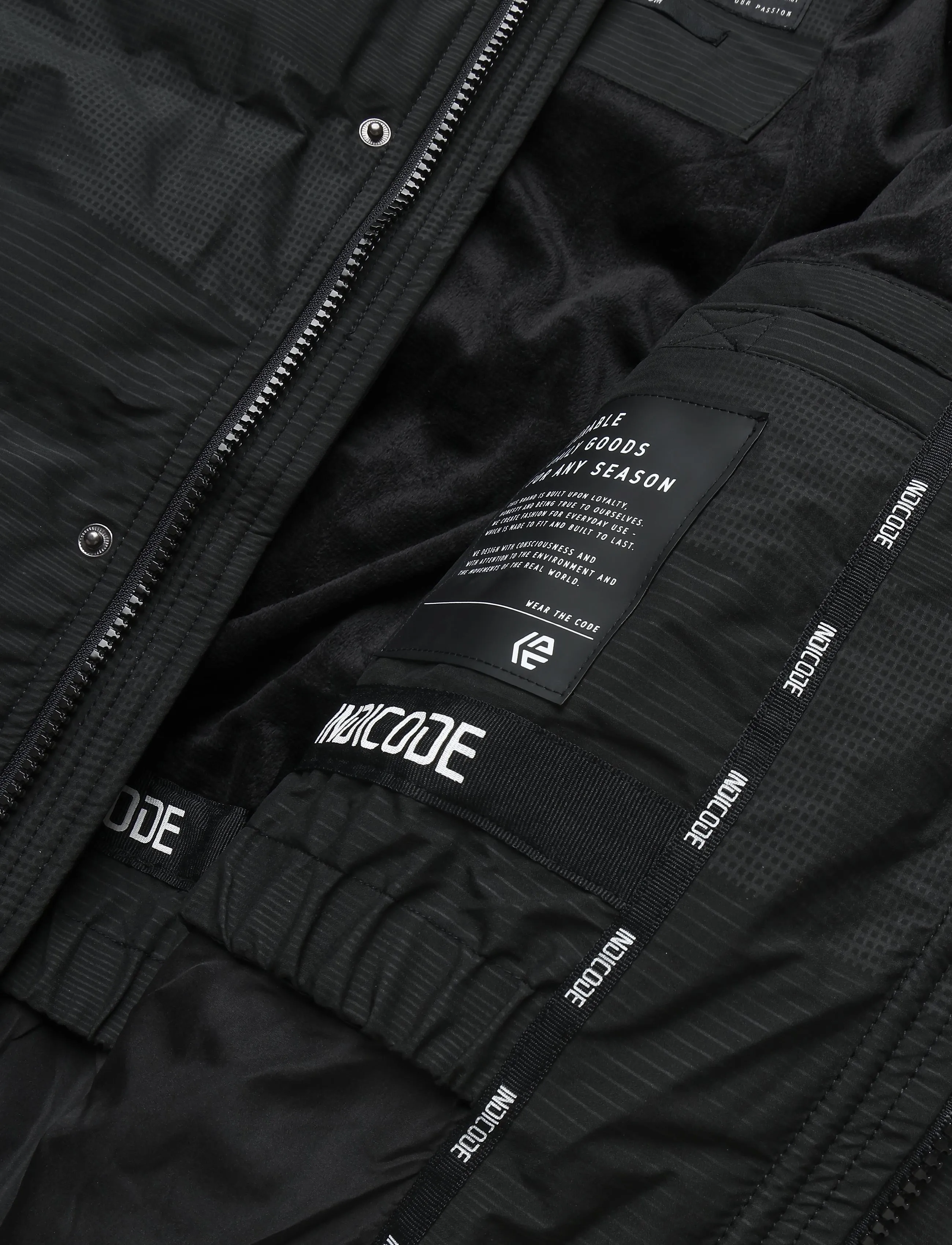 INDICODE - INDalmano - vinterjakker - jet black - 5