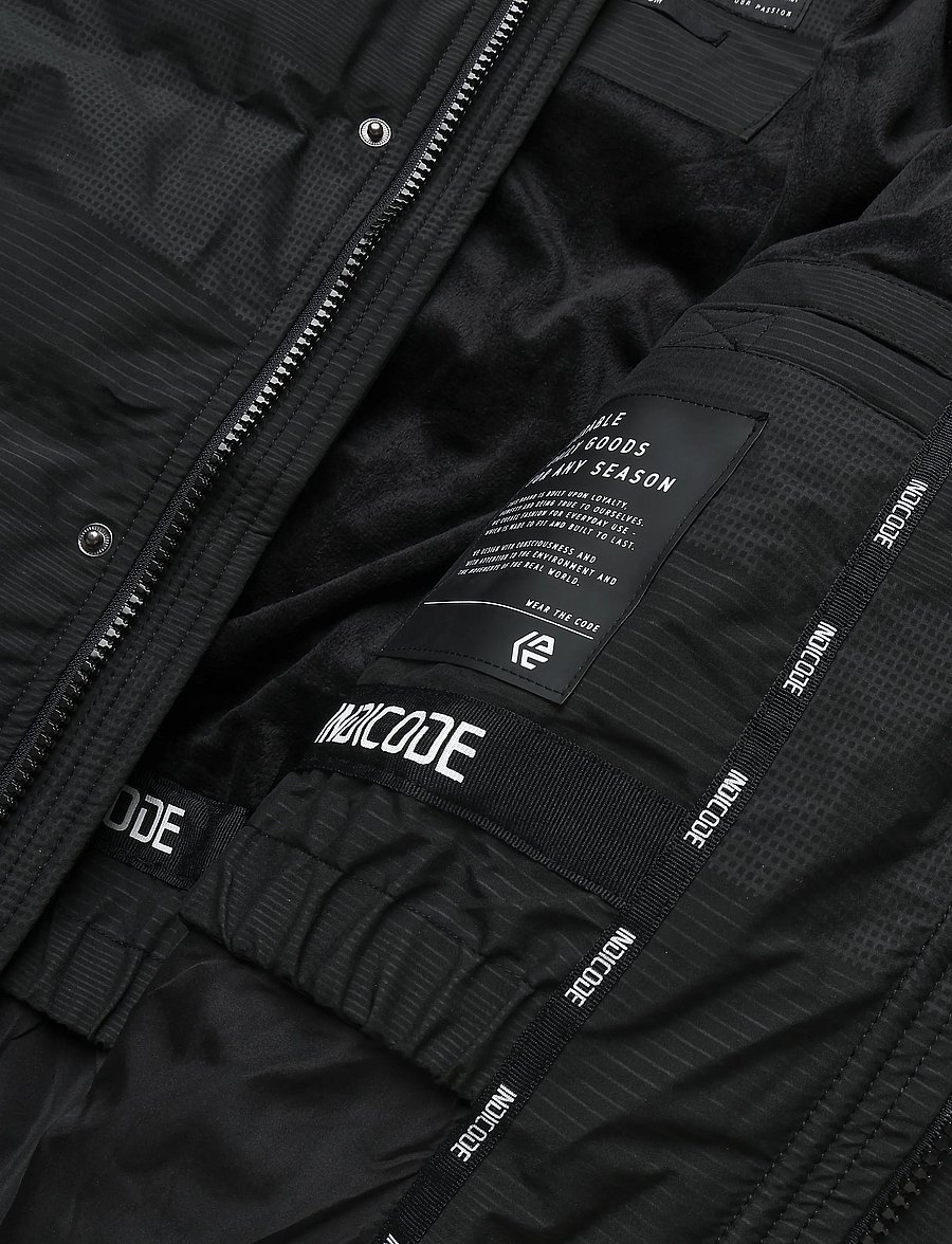 INDICODE - INDalmano - vinterjakker - jet black - 5