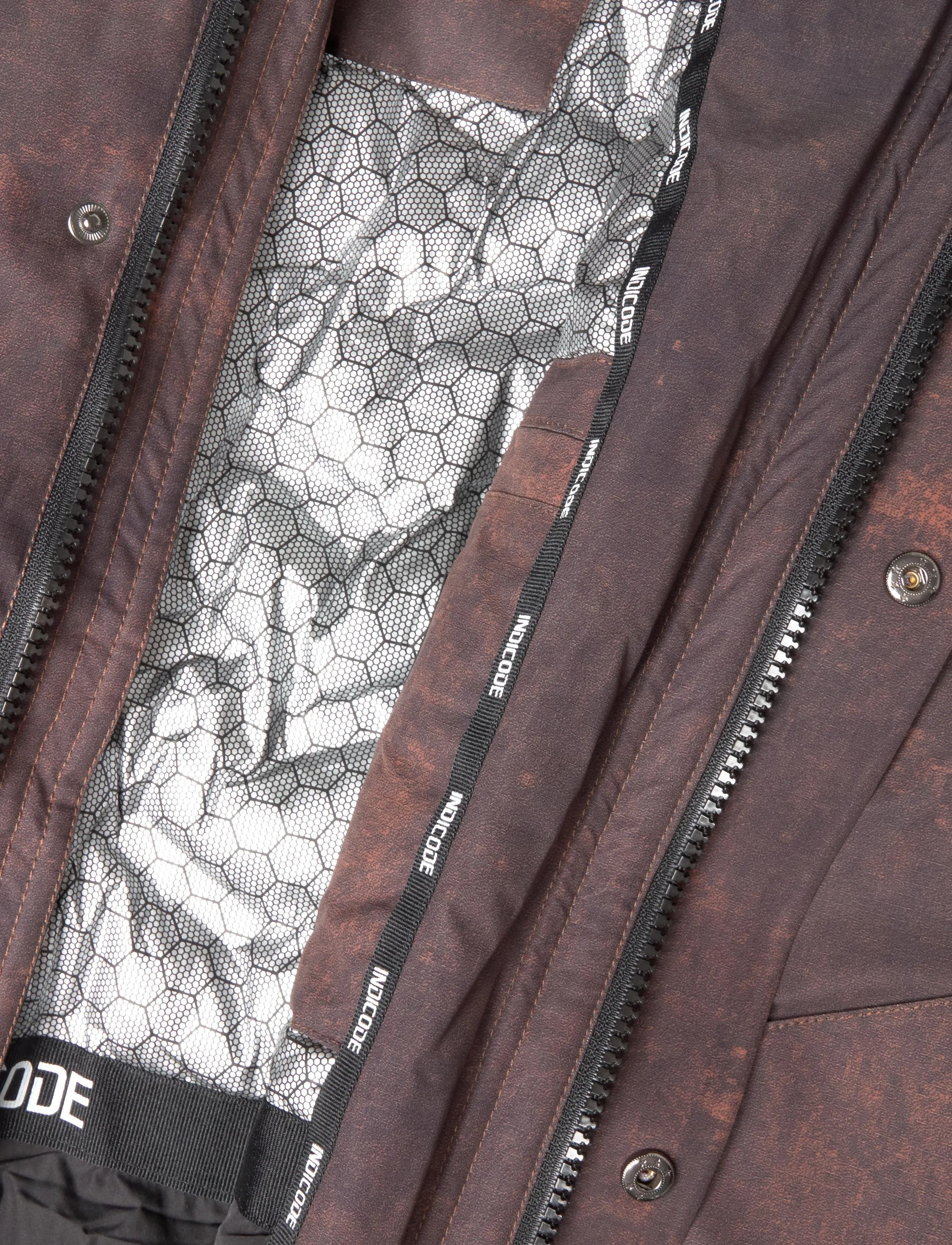 INDICODE - INGrimmaldy - parkas - dk. brown mix - 5