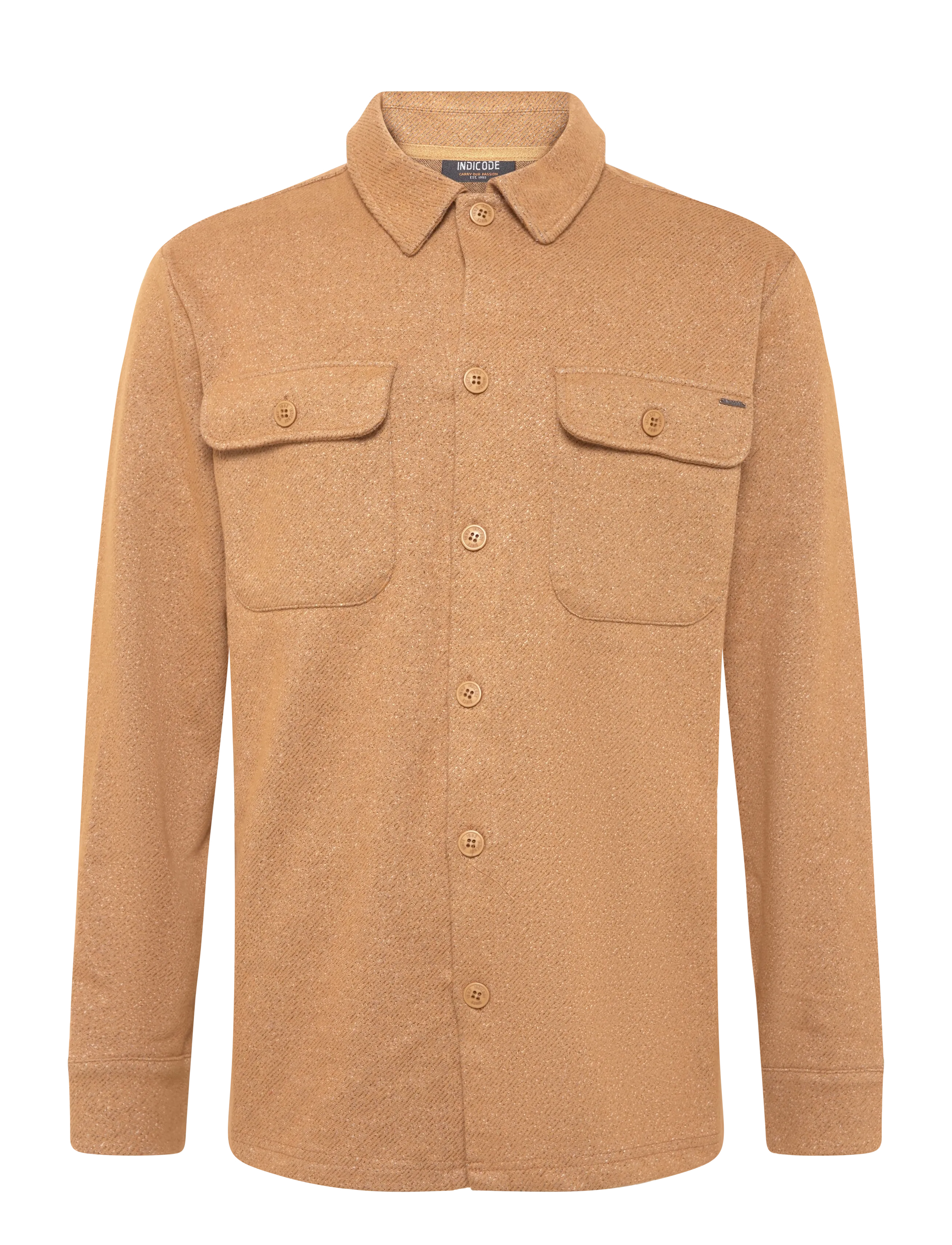INDICODE INGuido Shirt - Pealissärgid - KELP / brown