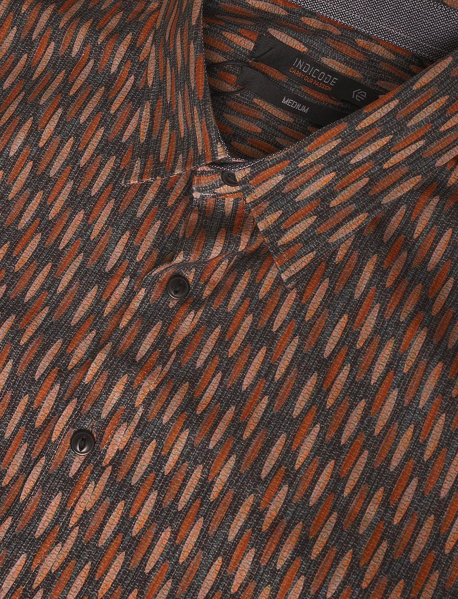 INDICODE - INDellith - pattern shirts - jet black - 2