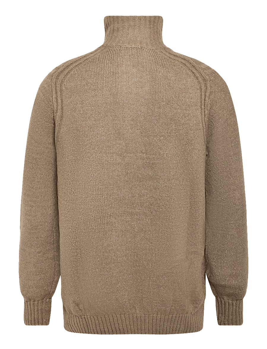 INDICODE - INVestdale ½ placket - pullover mit halbem reißverschluss - beige mix - 1