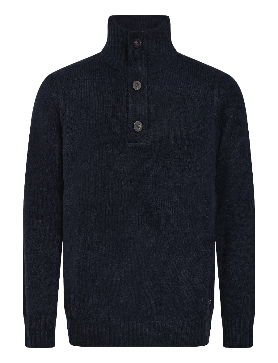 INDICODE - INVestdale ½ placket - pullover mit halbem reißverschluss - sky captain - 0