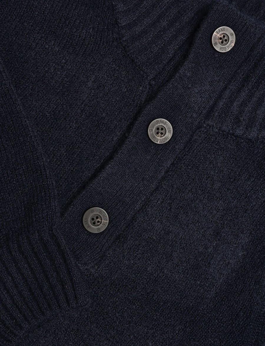 INDICODE - INVestdale ½ placket - pullover mit halbem reißverschluss - sky captain - 2