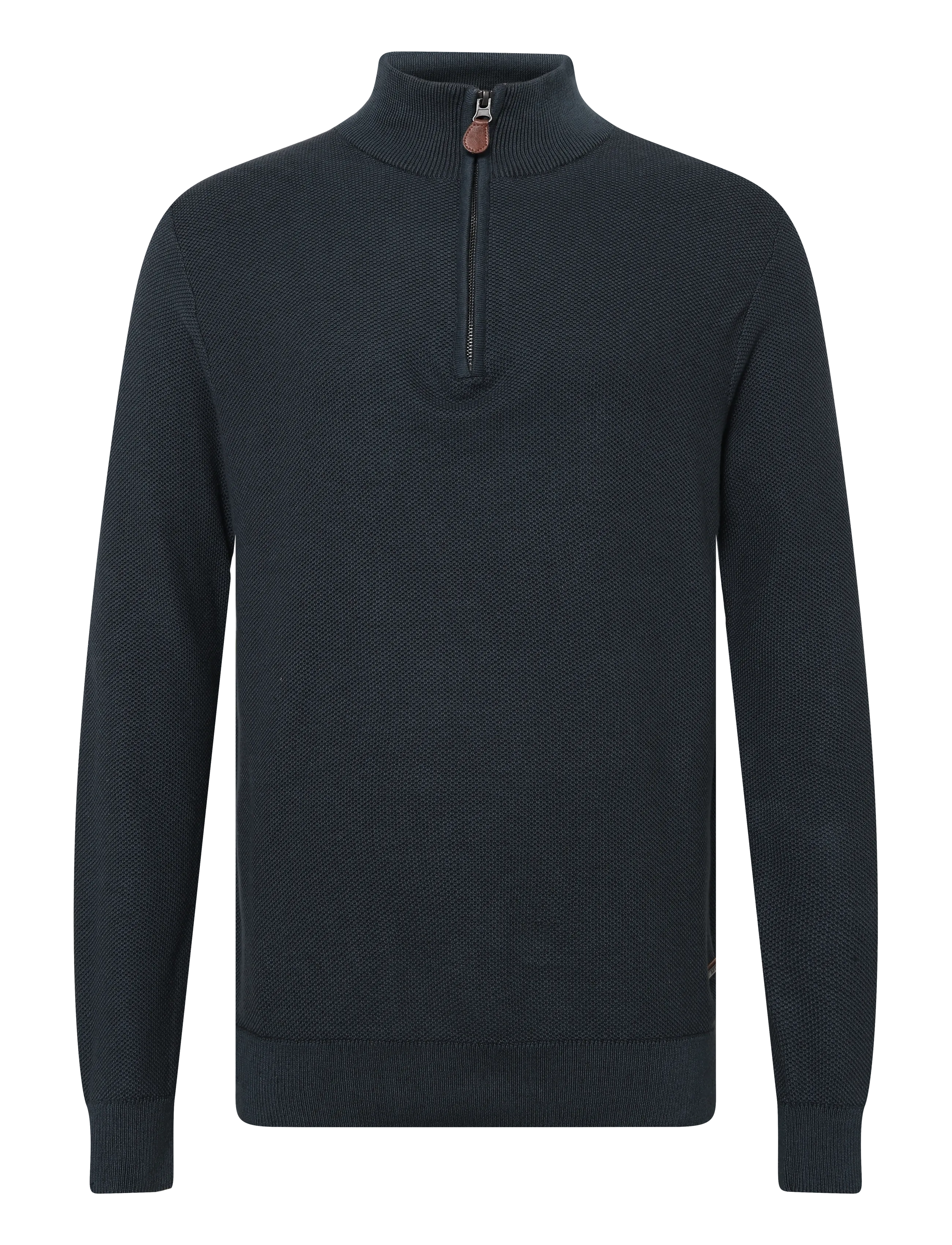 INDICODE INJexmon ½ Zip - Pullover mit halbem Reißverschluss - DARK SLATE / navy