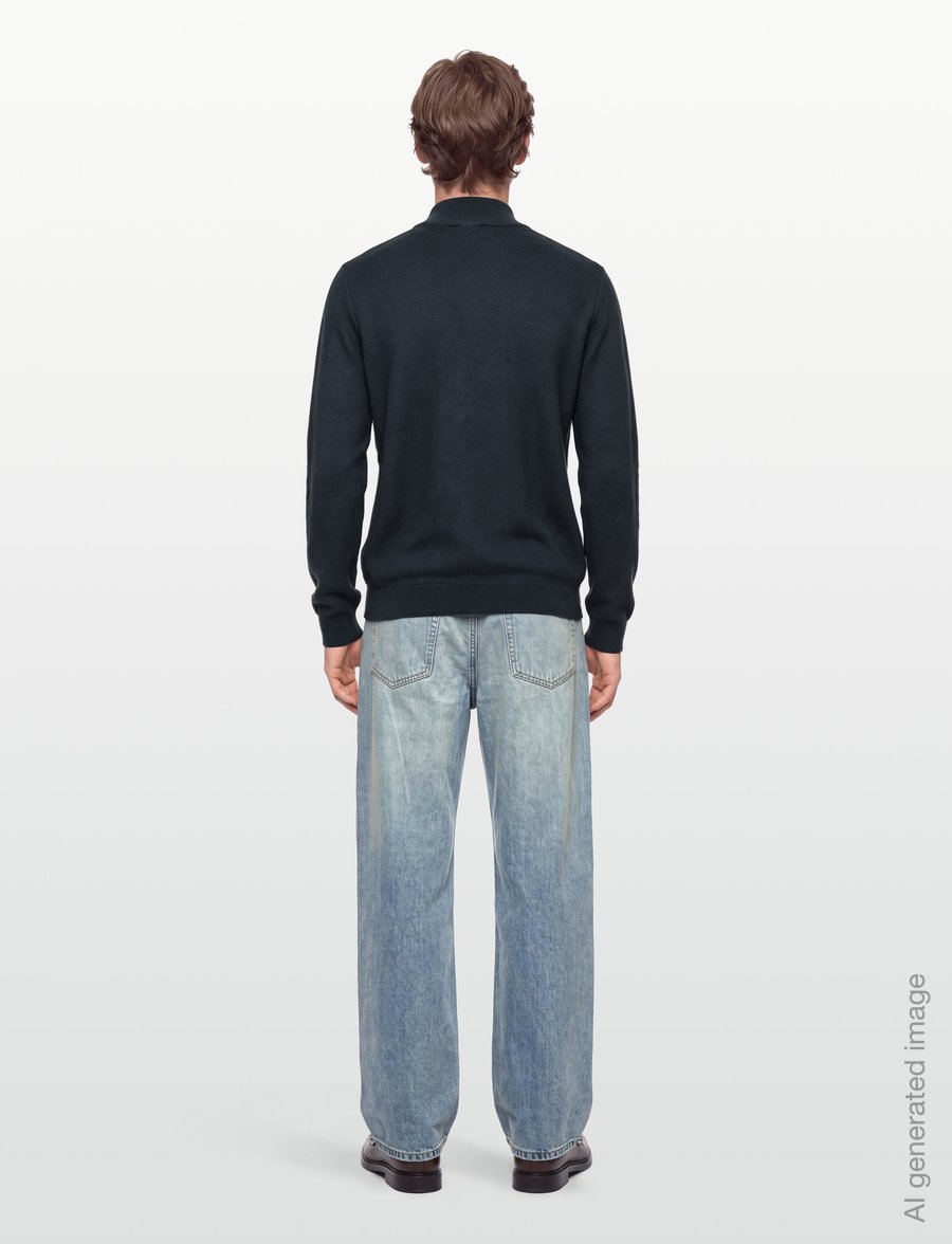INDICODE - INJexmon ½ Zip - half zip jumpers - dark slate - 4