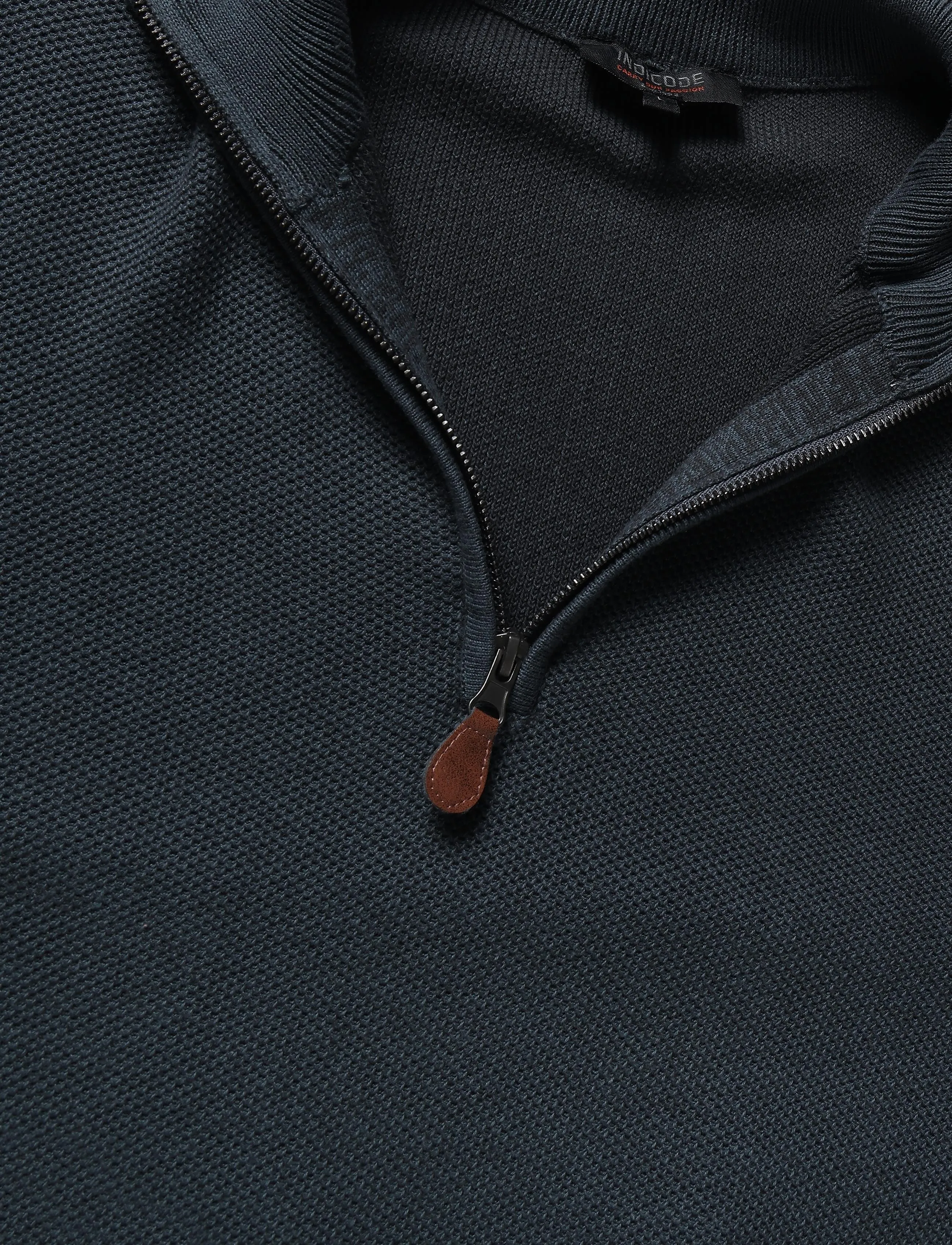 INDICODE - INJexmon ½ Zip - pullover mit halbem reißverschluss - dark slate - 2