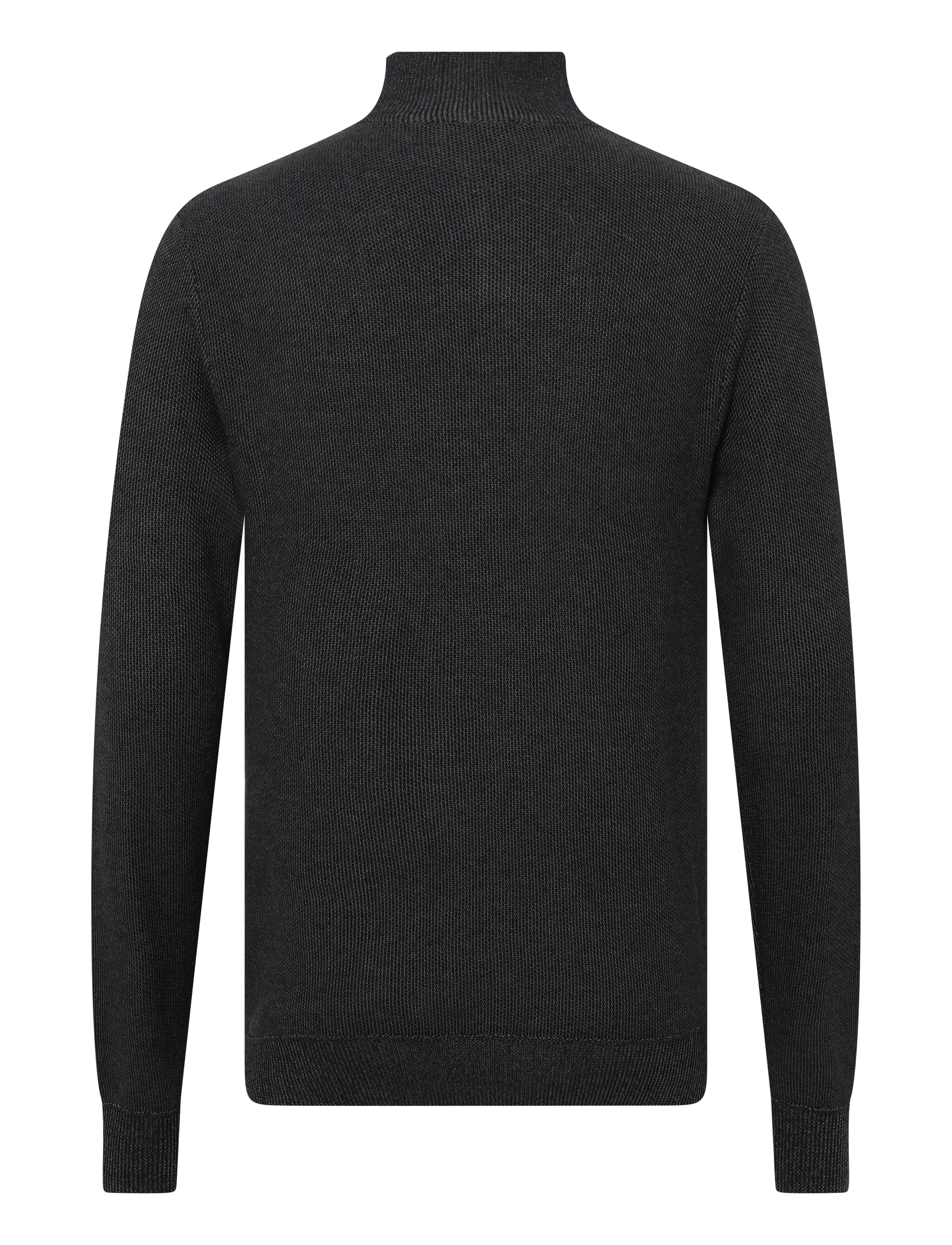 INDICODE - INJexmon ½ Zip - pullover mit halbem reißverschluss - jet black - 1