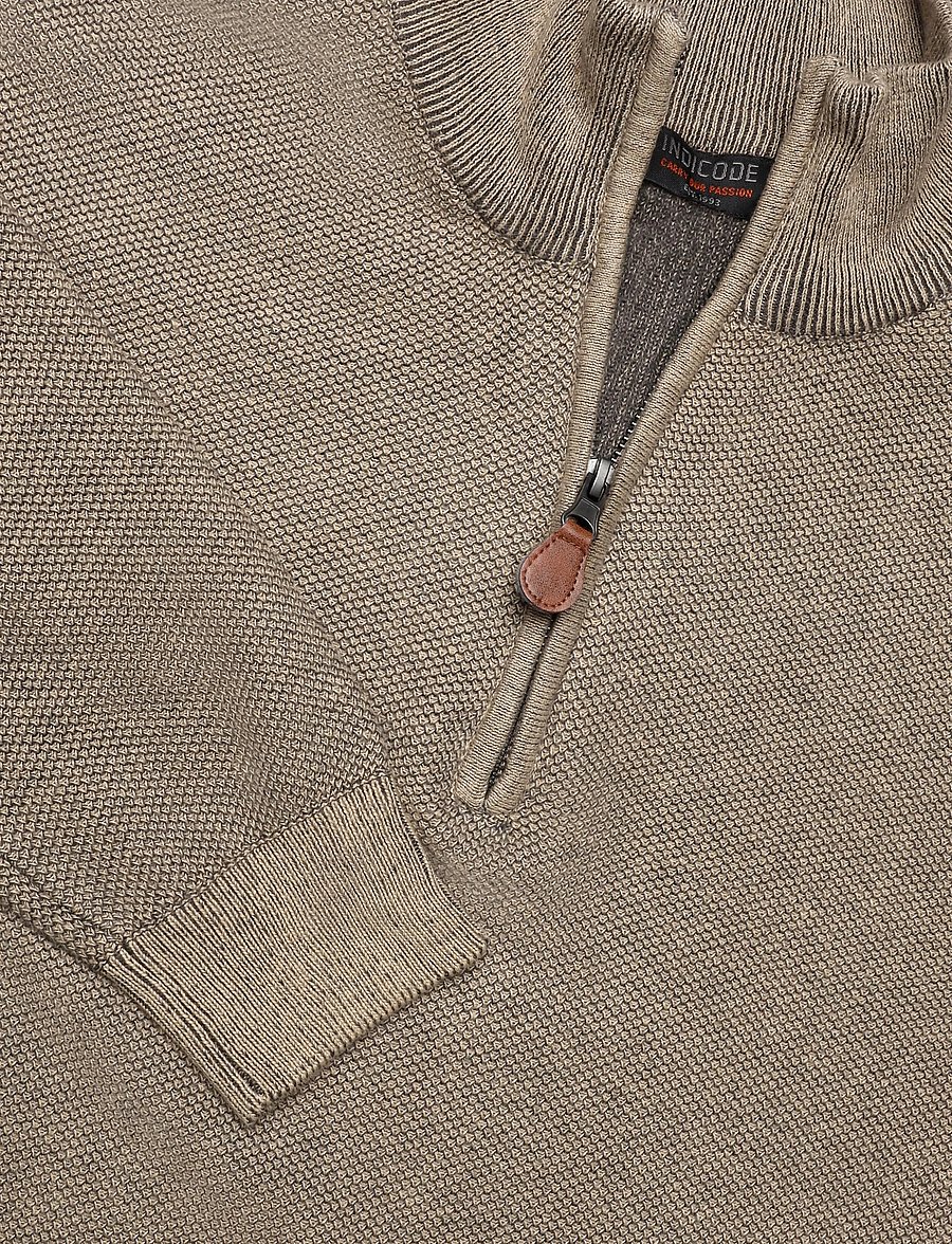 INDICODE - INJexmon ½ Zip - half zip-tröjor - kelp - 2
