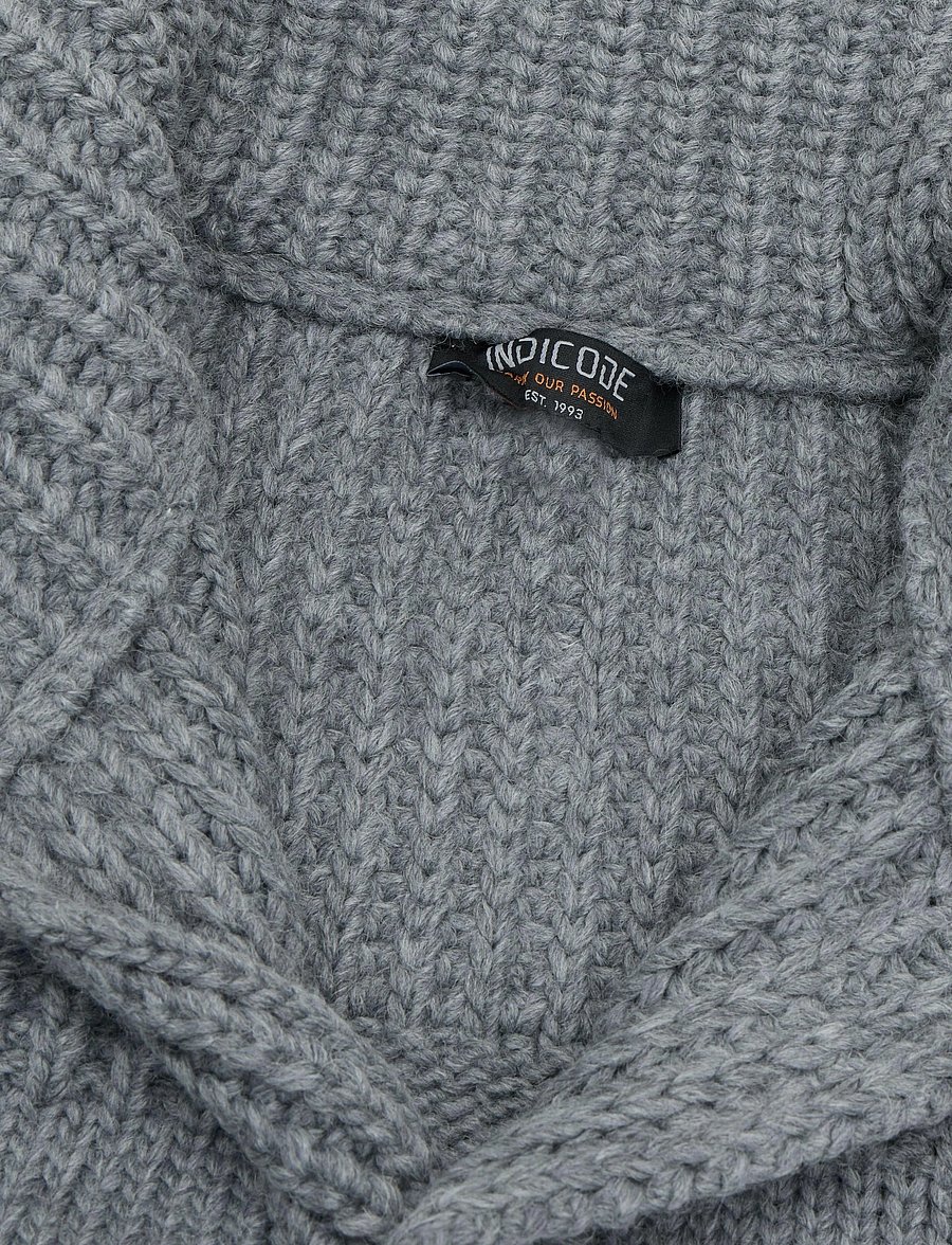 INDICODE - INThornstone - strickjacken - grey mix - 2