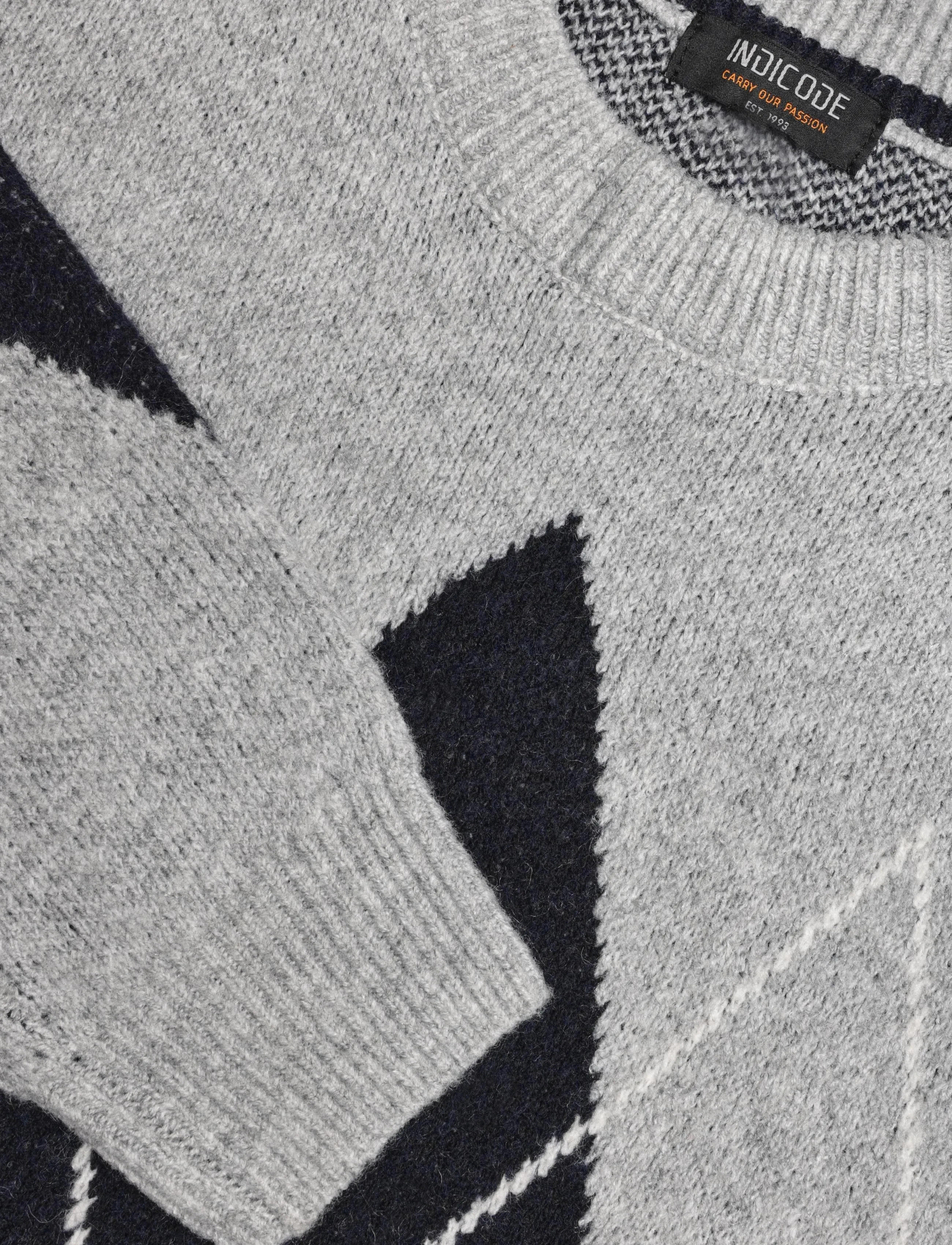 INDICODE - INBranmon - efterårstøj - lt grey mix - 2