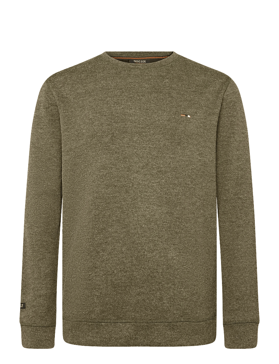 INDICODE - INDorburn O-Neck - kollektioner - army mix - 0