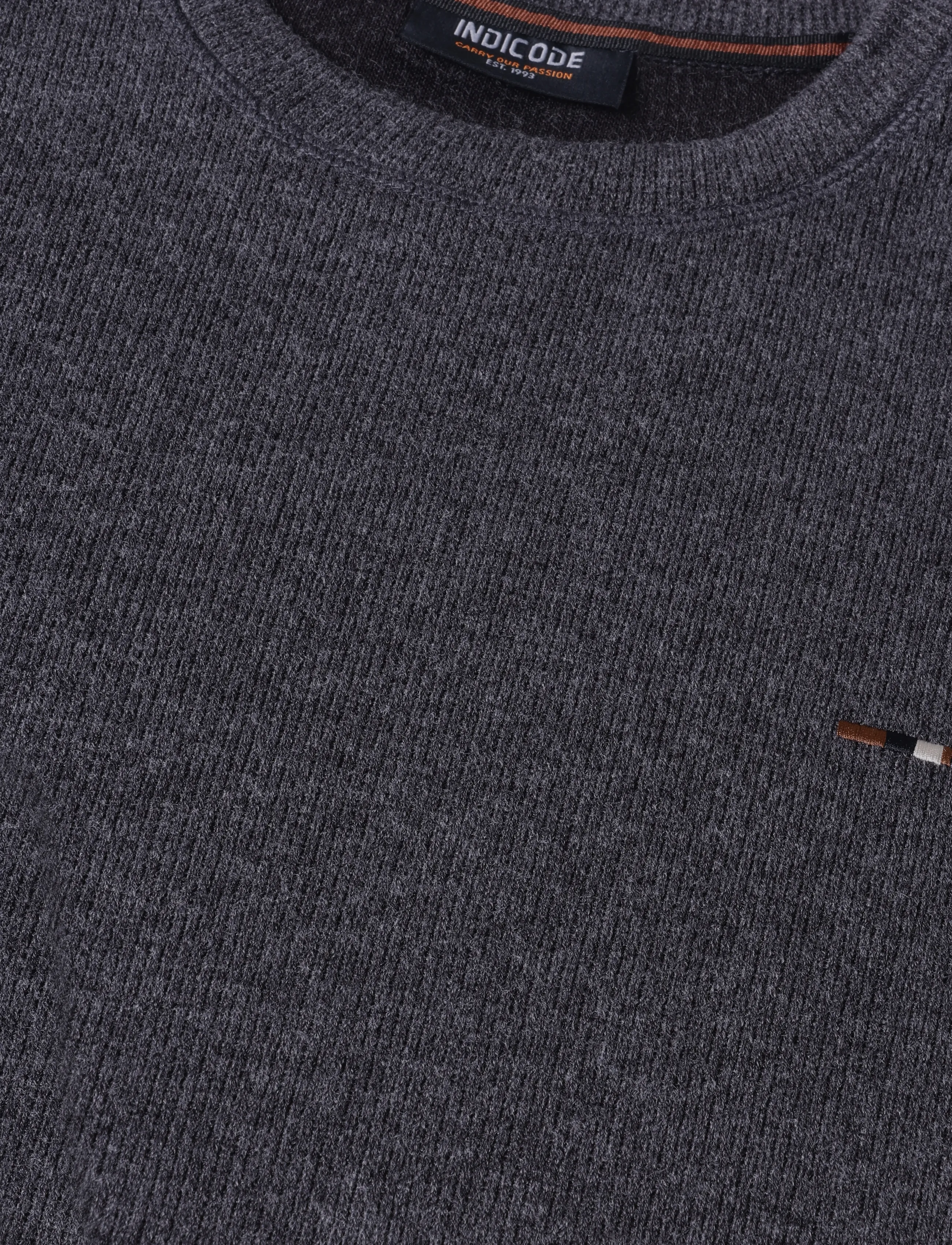 INDICODE - INDorburn O-Neck - sweatshirts - black mix - 2