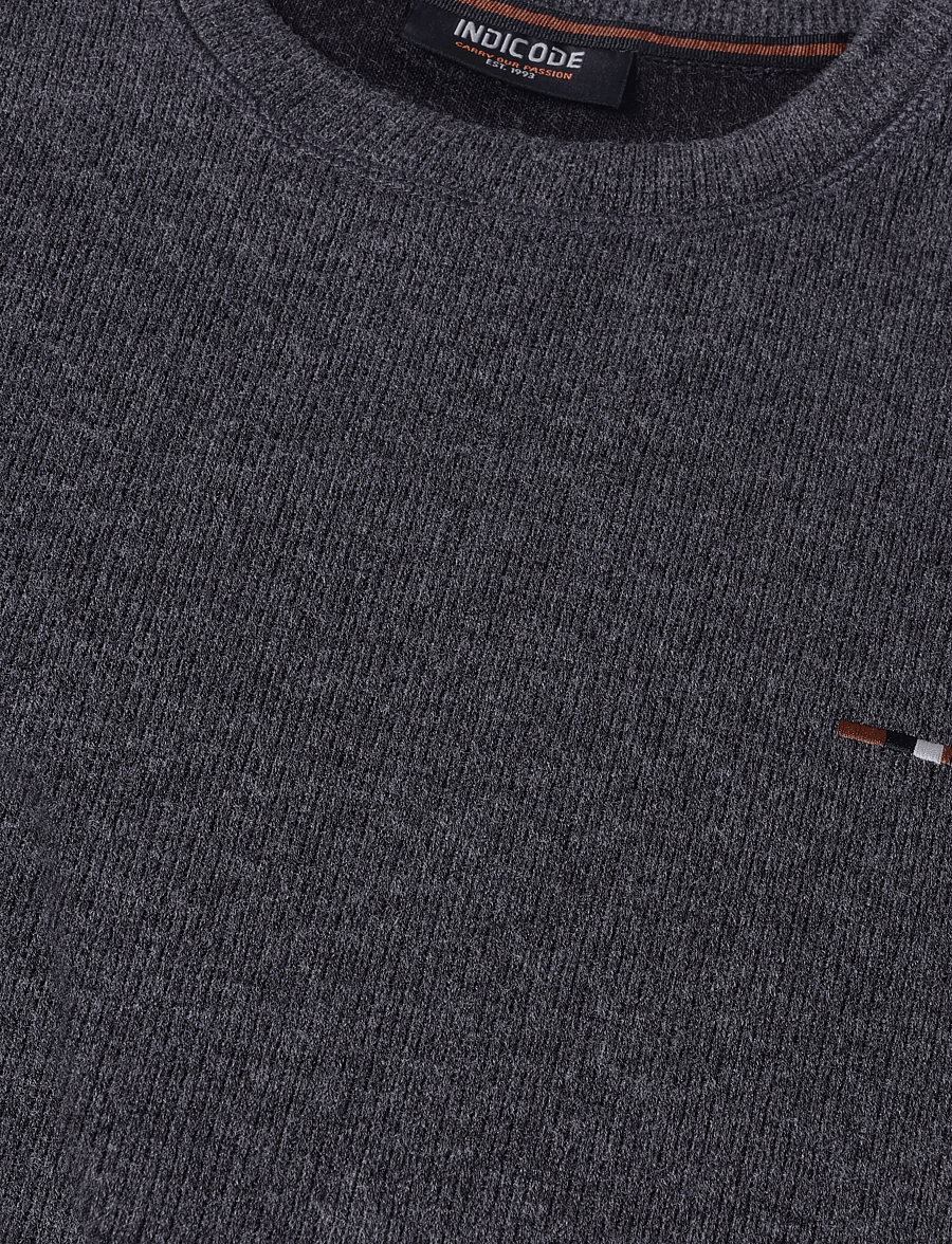 INDICODE - INDorburn O-Neck - sweatshirts - black mix - 2