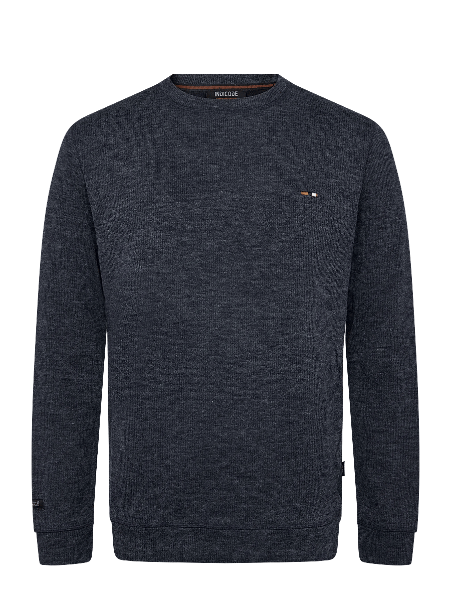 INDICODE - INDorburn O-Neck - sweatshirts - navy mix - 0
