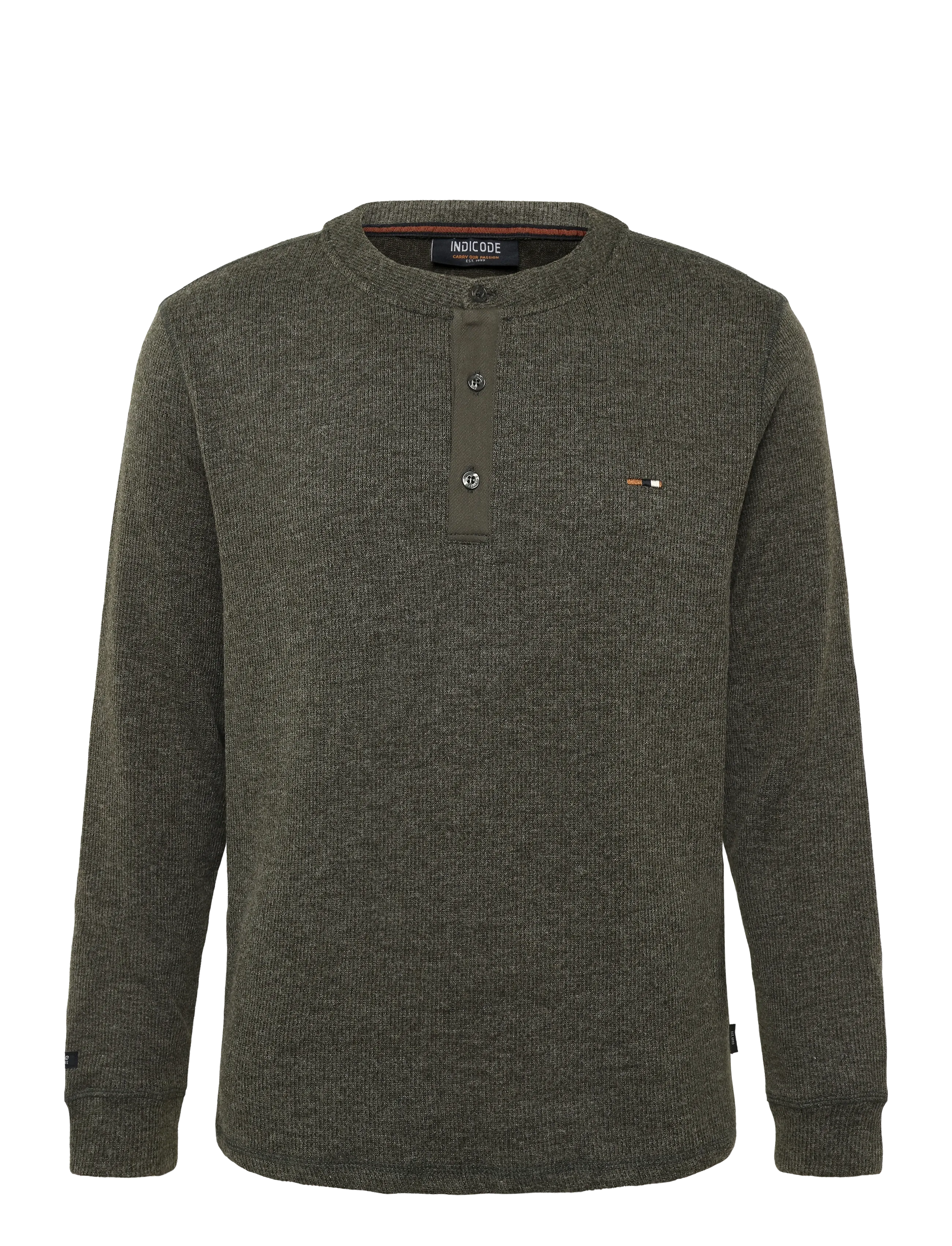 INDICODE INDorburn Grandad - INDICODE - ARMY MIX / khaki/green