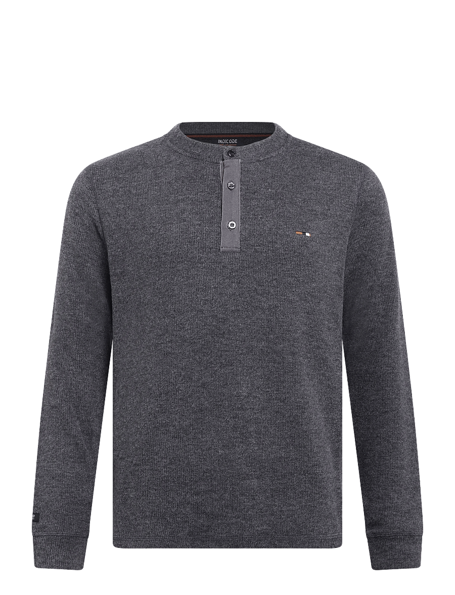 INDICODE - INDorburn Grandad - sweatshirts - black mix - 0