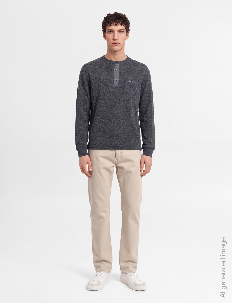 INDICODE - INDorburn Grandad - dressipluusid - black mix - 0