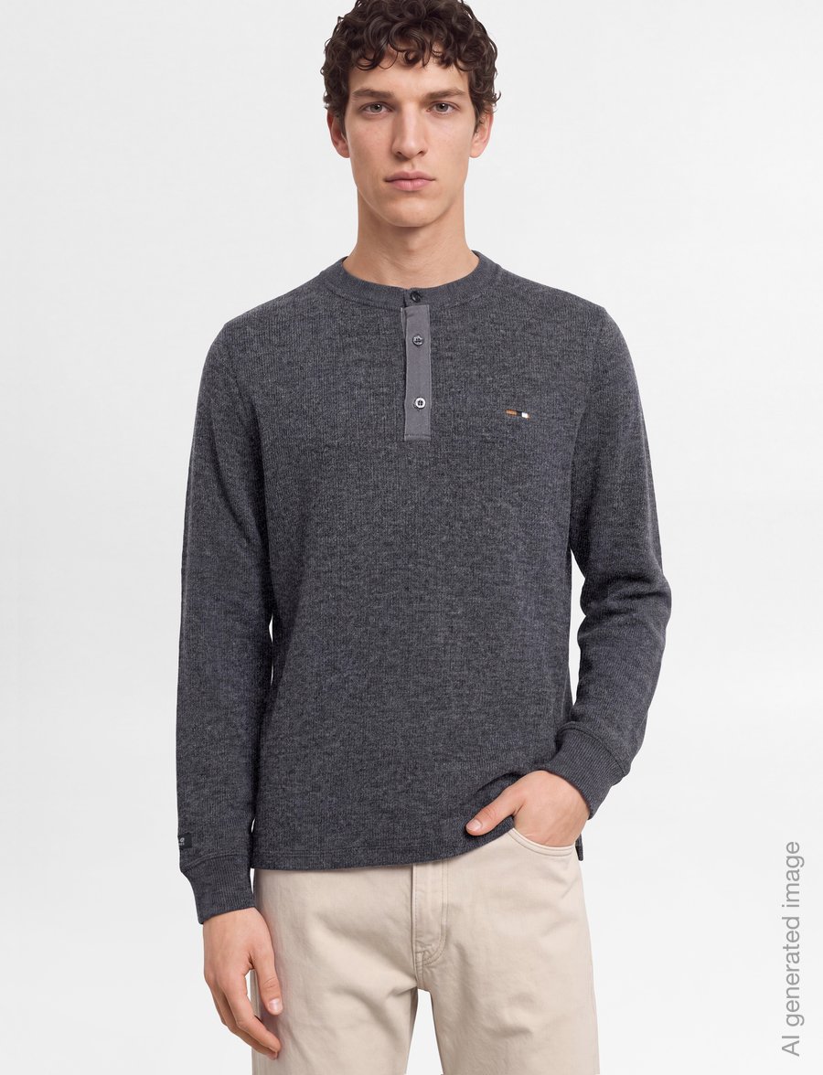INDICODE - INDorburn Grandad - dressipluusid - black mix - 3