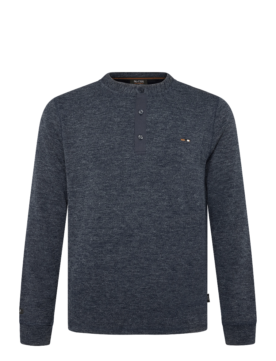 INDICODE - INDorburn Grandad - sweatshirts - navy mix - 0