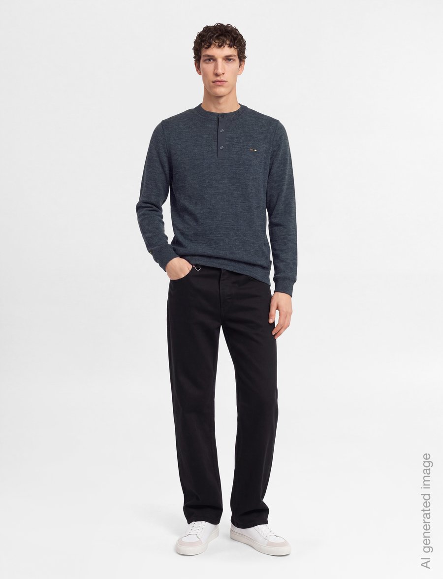 INDICODE - INDorburn Grandad - dressipluusid - navy mix - 0