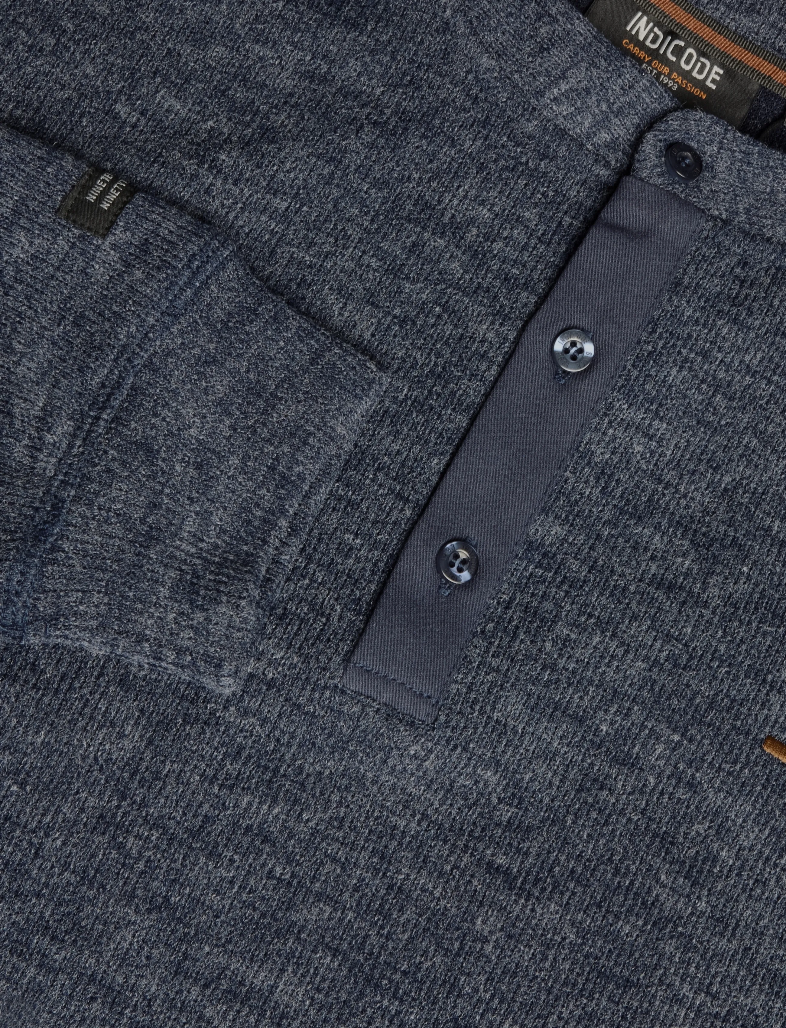 INDICODE - INDorburn Grandad - sweatshirts - navy mix - 2