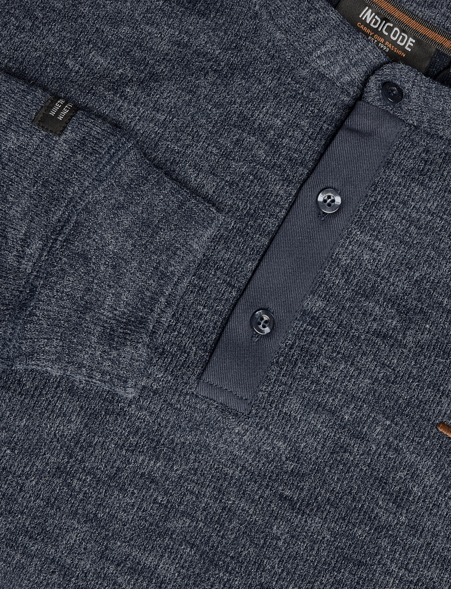 INDICODE - INDorburn Grandad - sweatshirts - navy mix - 2