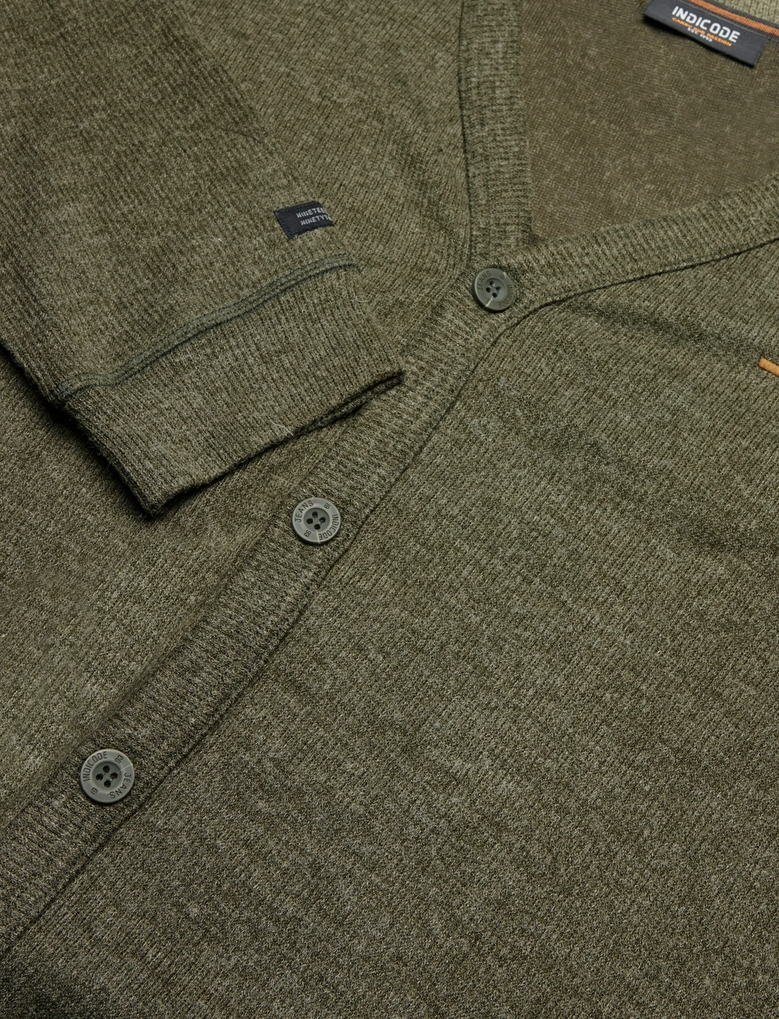 INDICODE - INDorburn Cardigan - strickjacken - army mix - 2