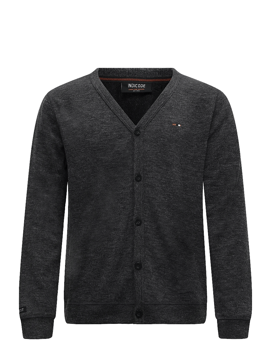 INDICODE - INDorburn Cardigan - cardigans - black mix - 0