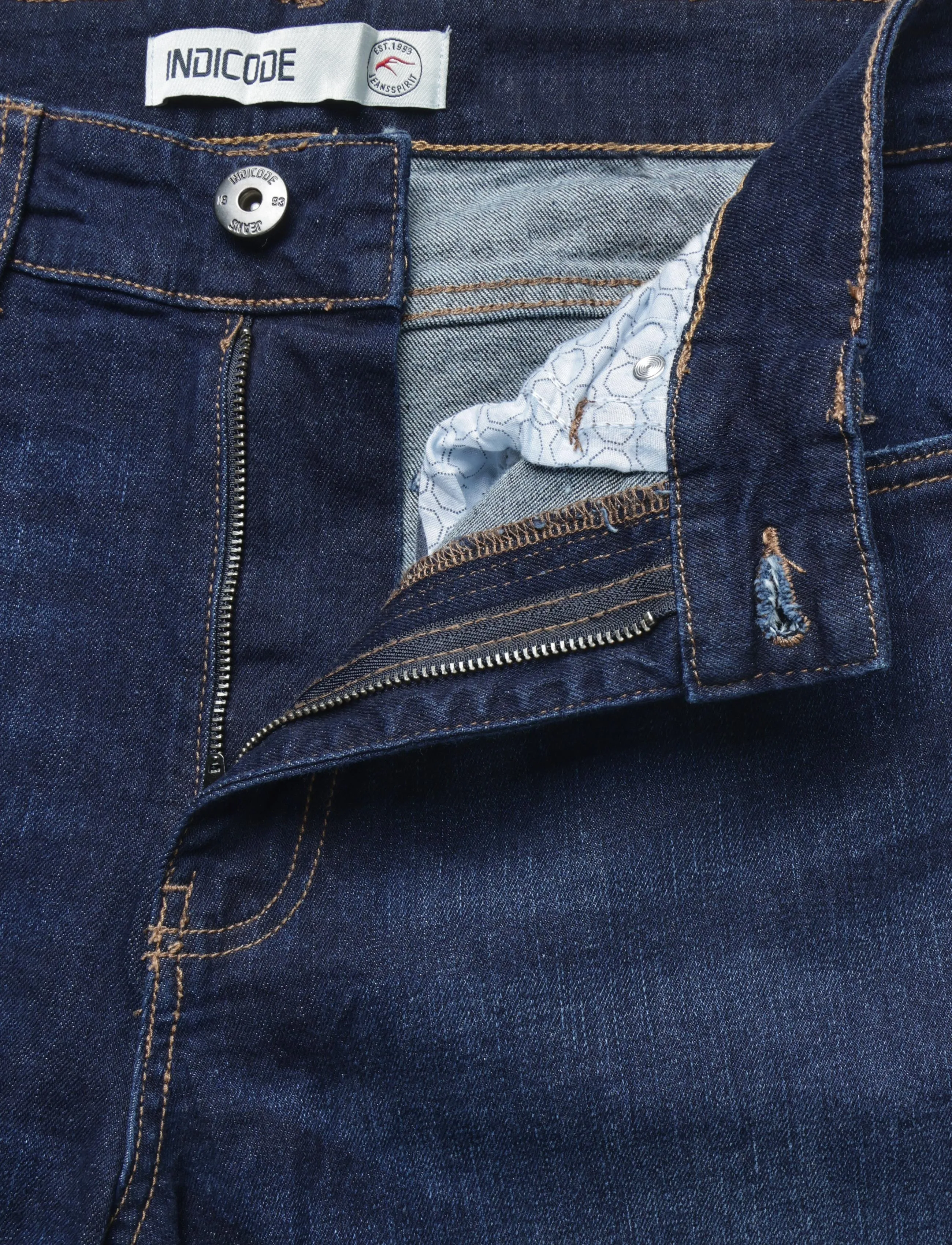 INDICODE - INVince - schmal zulaufende jeans - blue - 3