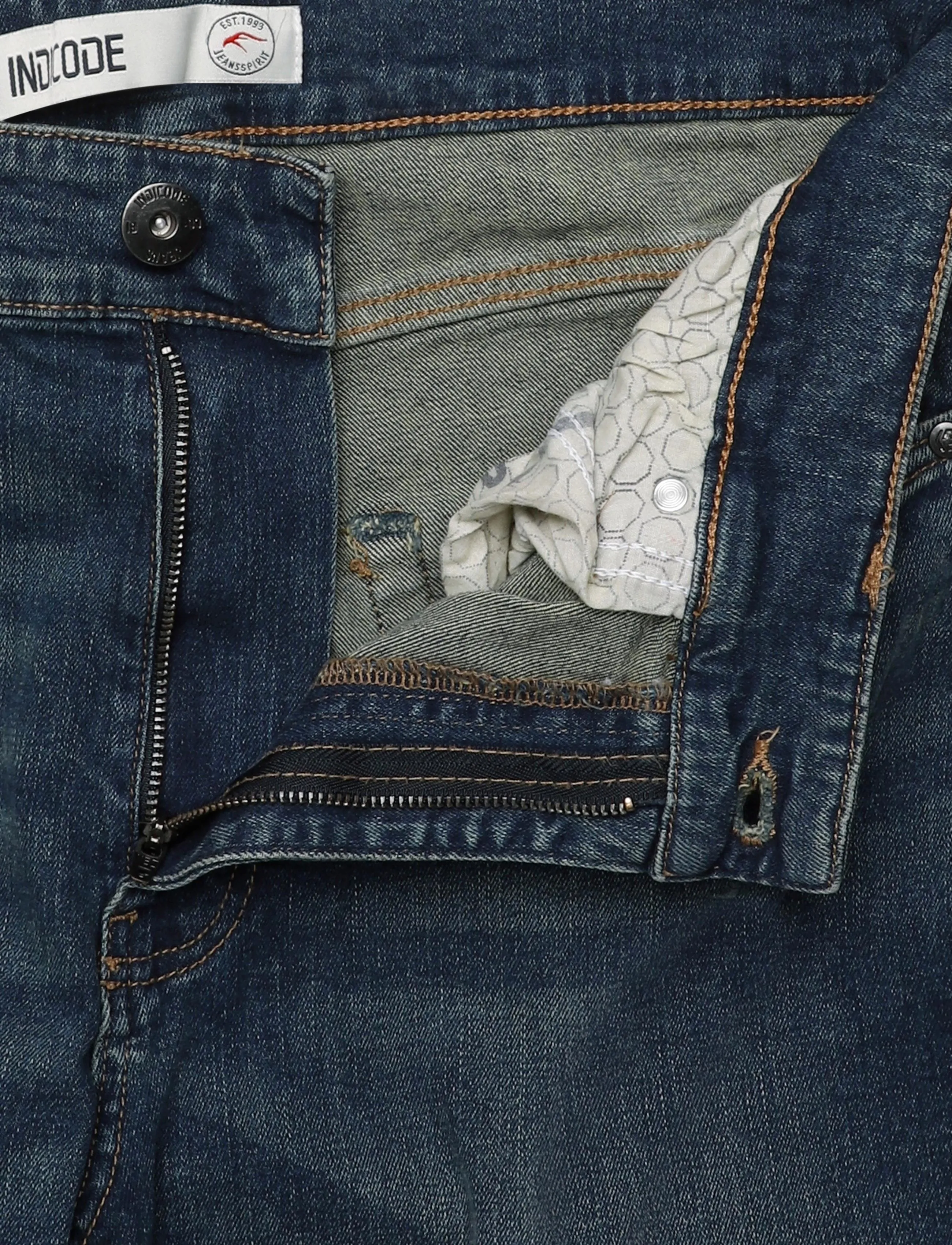 INDICODE - INVince - tapered jeans - iconic blue - 3